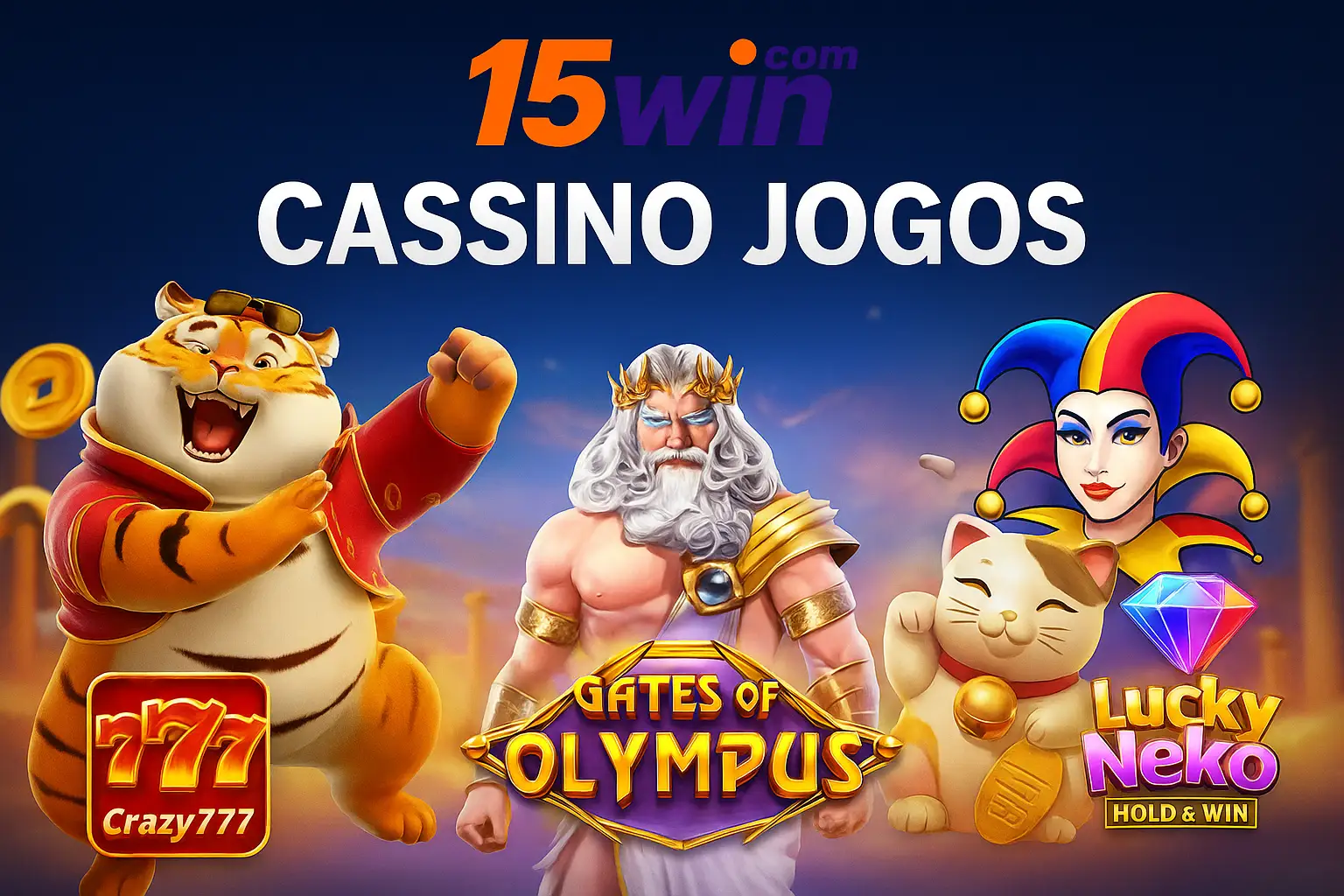 Jogos de cassino online inovadores e emocionantes na 15WIN.COM