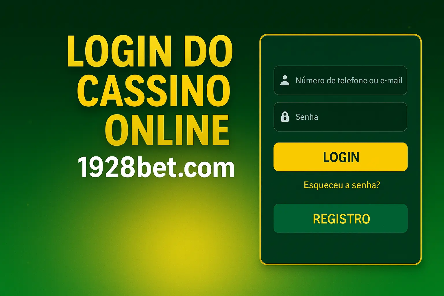 Login no Cassino 1928bet.com
