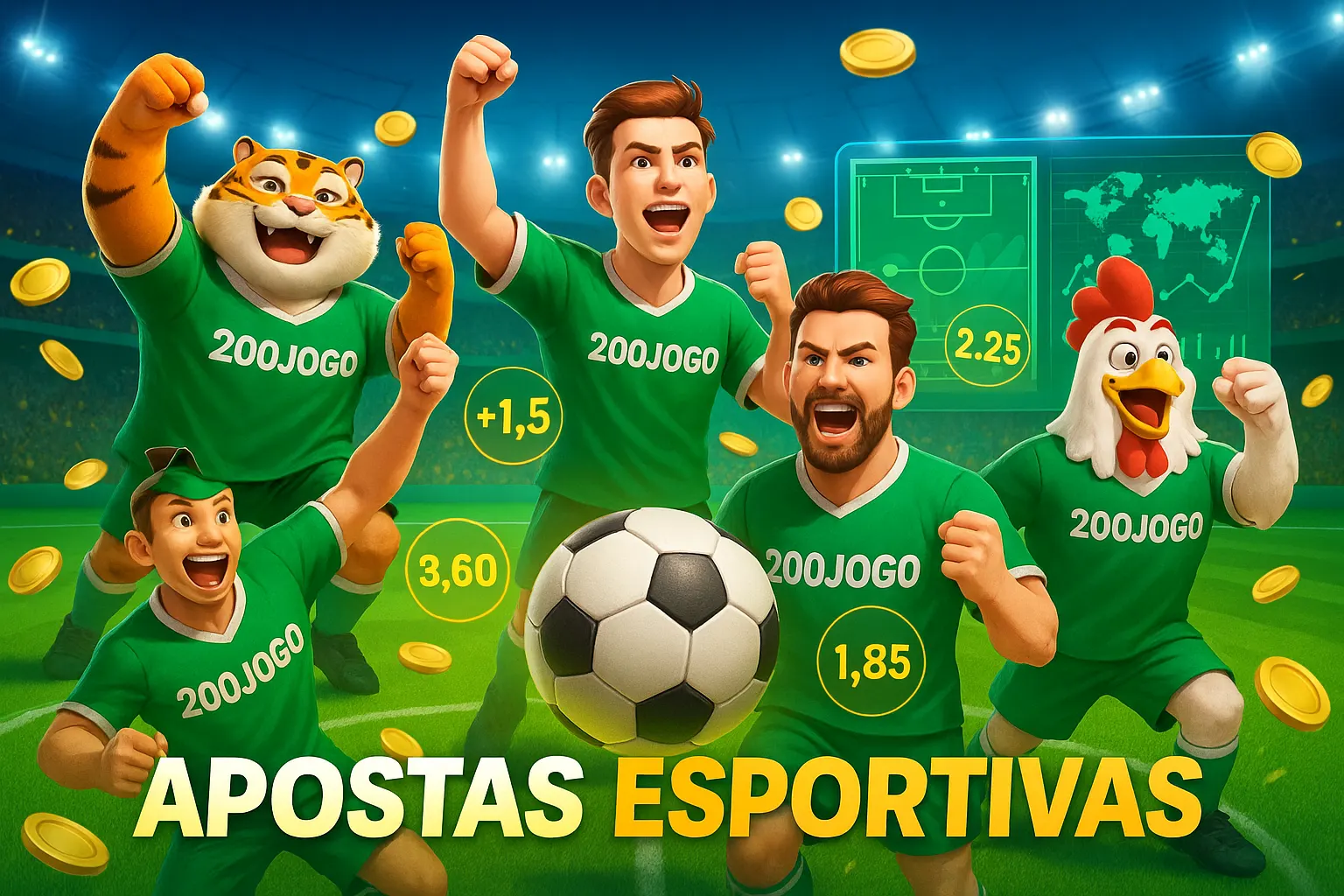 Aposte em apostas esportivas no cassino online 200JOGO