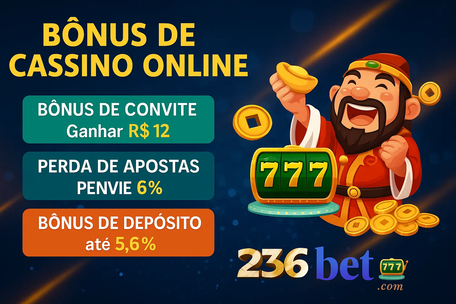 O bônus promocional 236BET.COM é uma ótima maneira de começar sua aventura