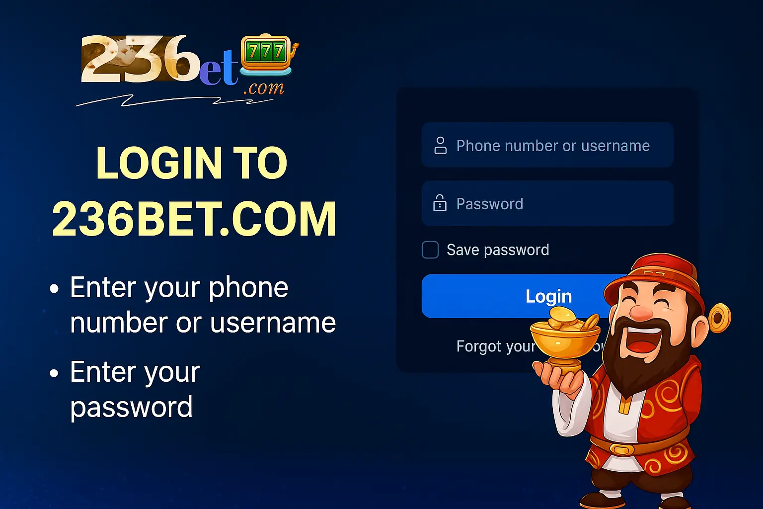 Login no Cassino 236BET.COM