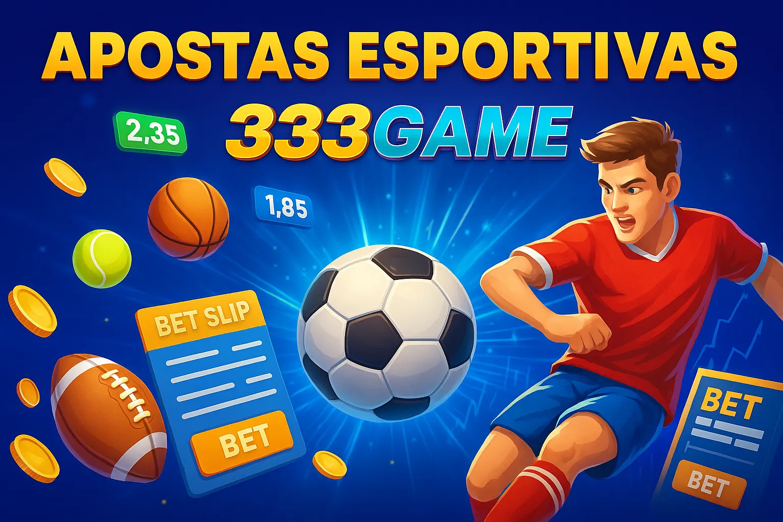 Aposte em apostas esportivas no cassino online 333GAME