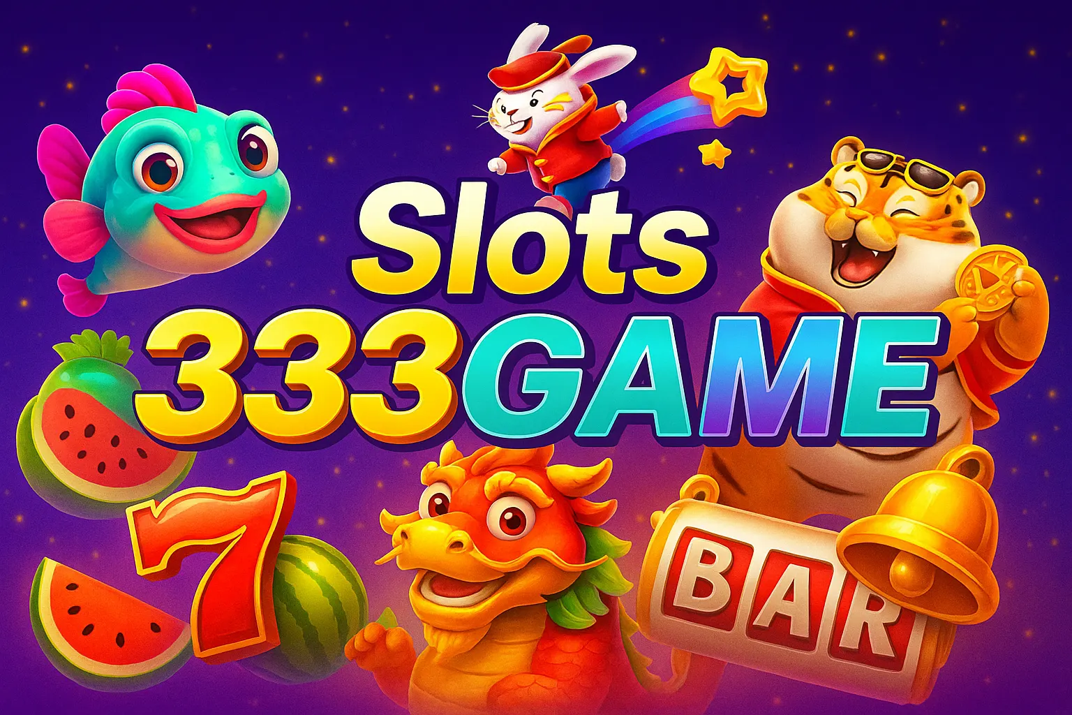 Explore o mundo das slot machines no 333GAME Casino