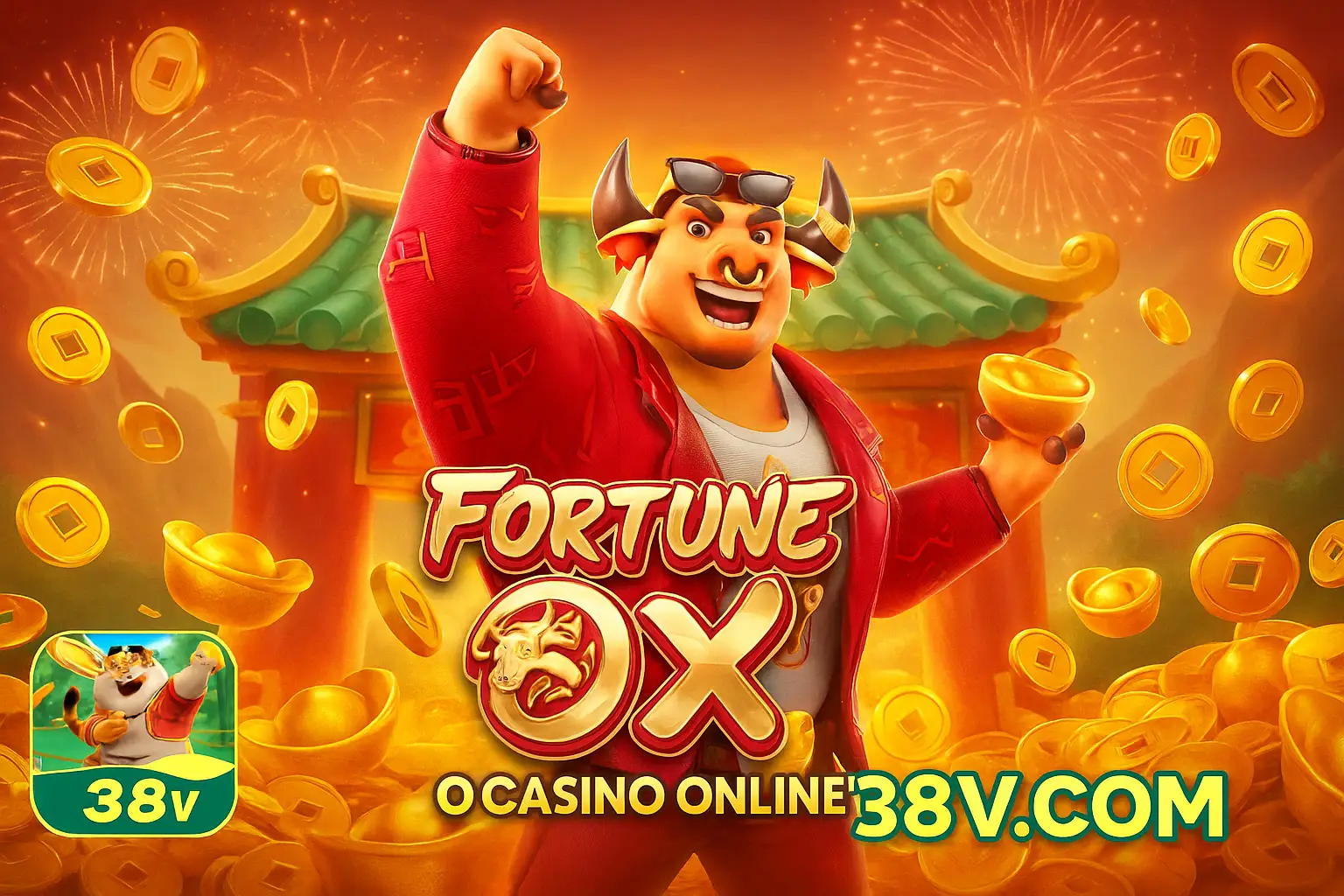 Fortune Ox no 38V.COM - Aposte Agora e Reivindique Seus Ganhos