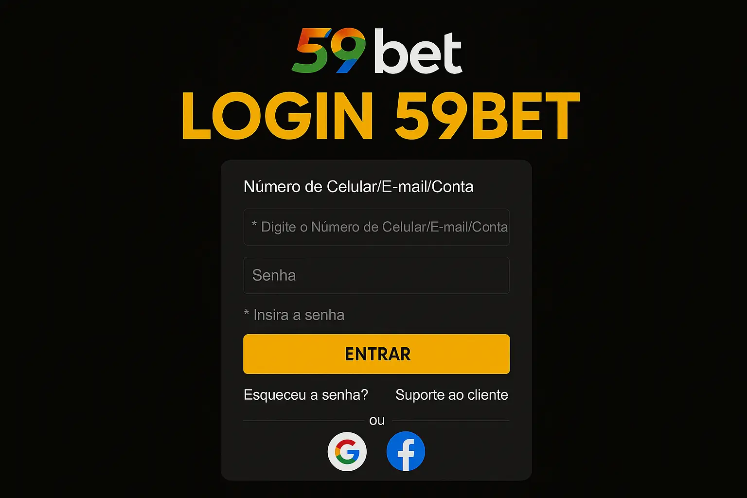 Login no Cassino 59BET