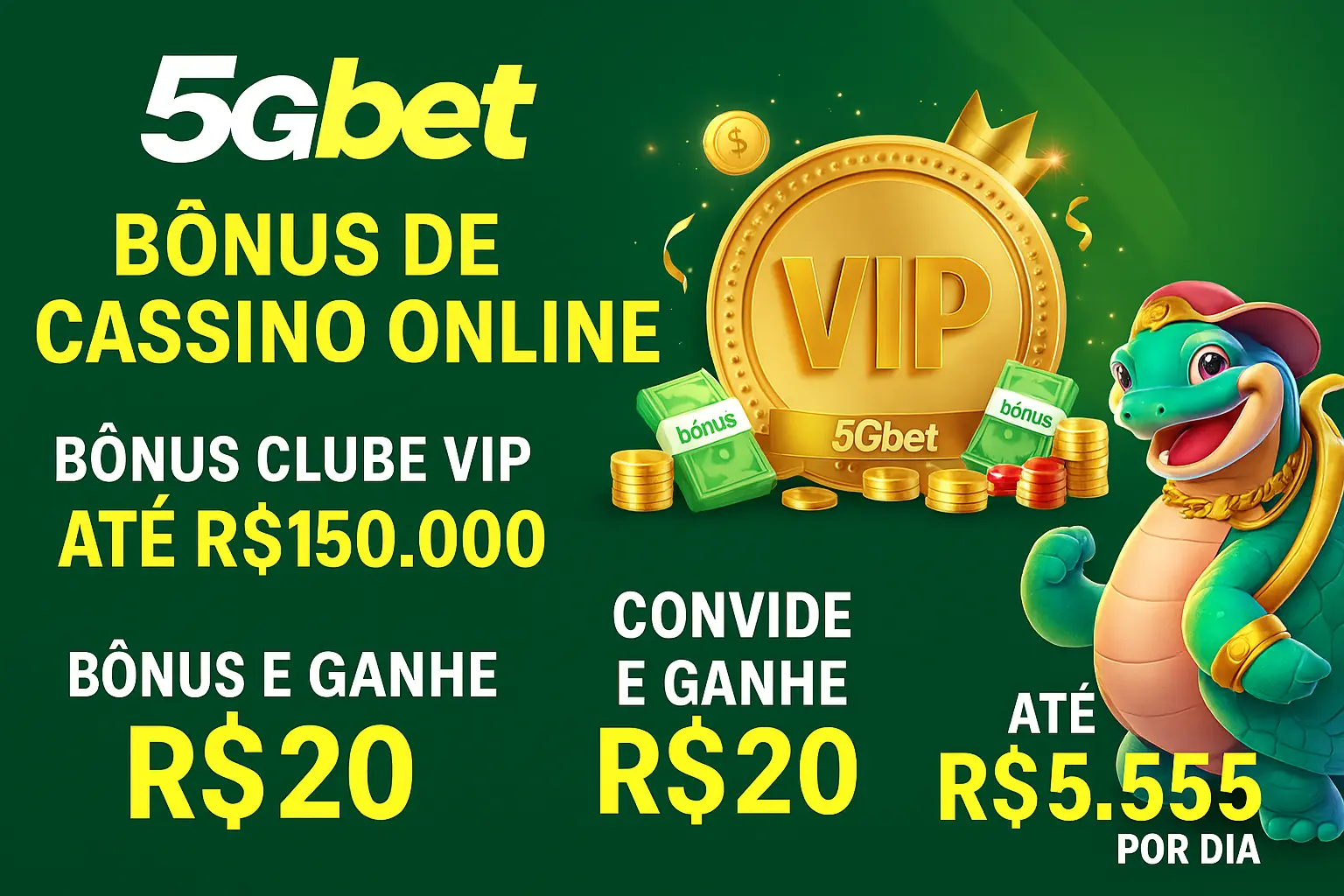 O bônus promocional 5GBET.COM é uma ótima maneira de começar sua aventura