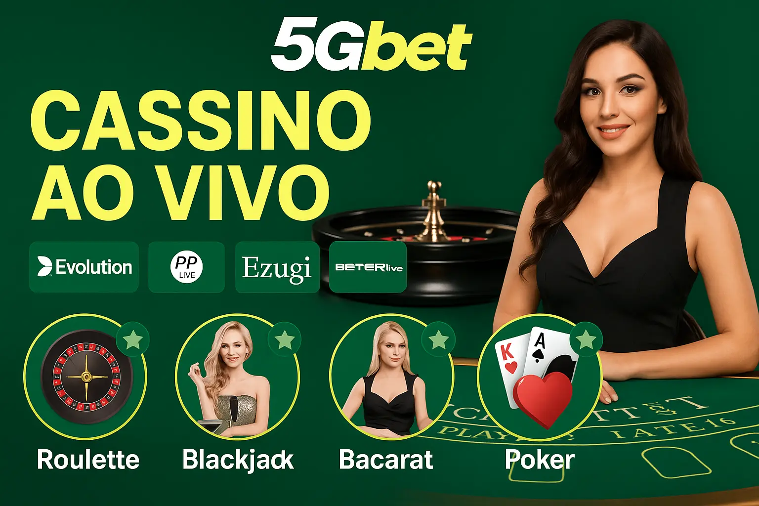 O 5GBET.COM Live Casino lança promoções regularmente