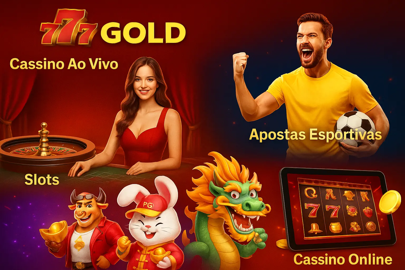 Jogos de cassino online 777GOLD.COM