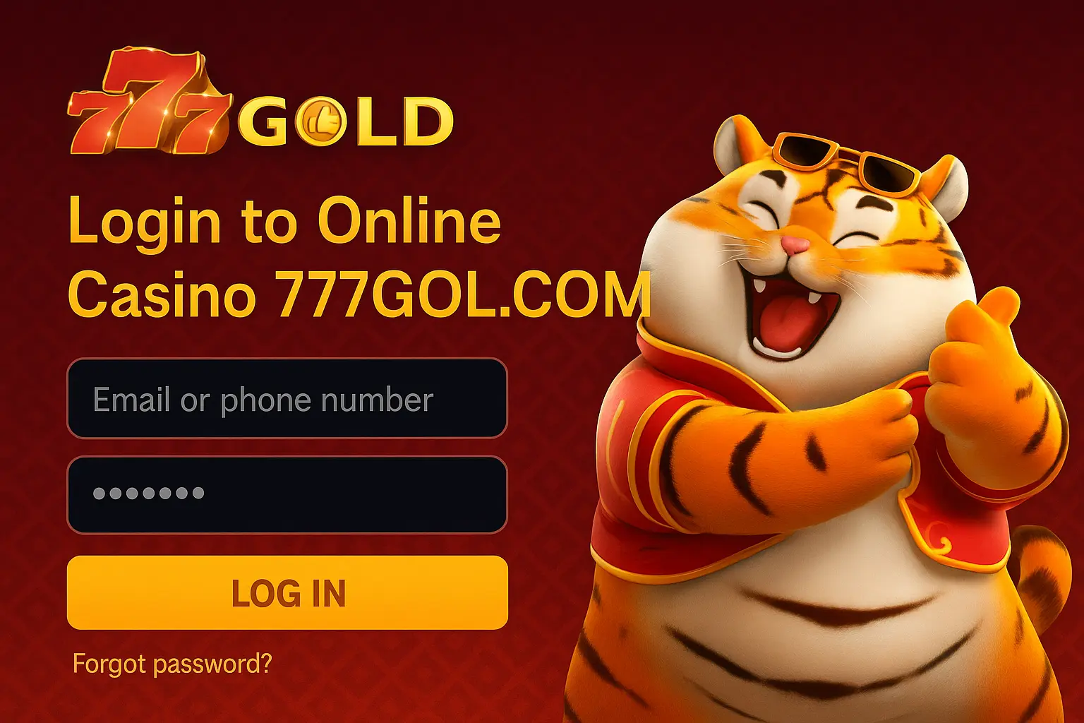 Login no Cassino 777GOLD.COM