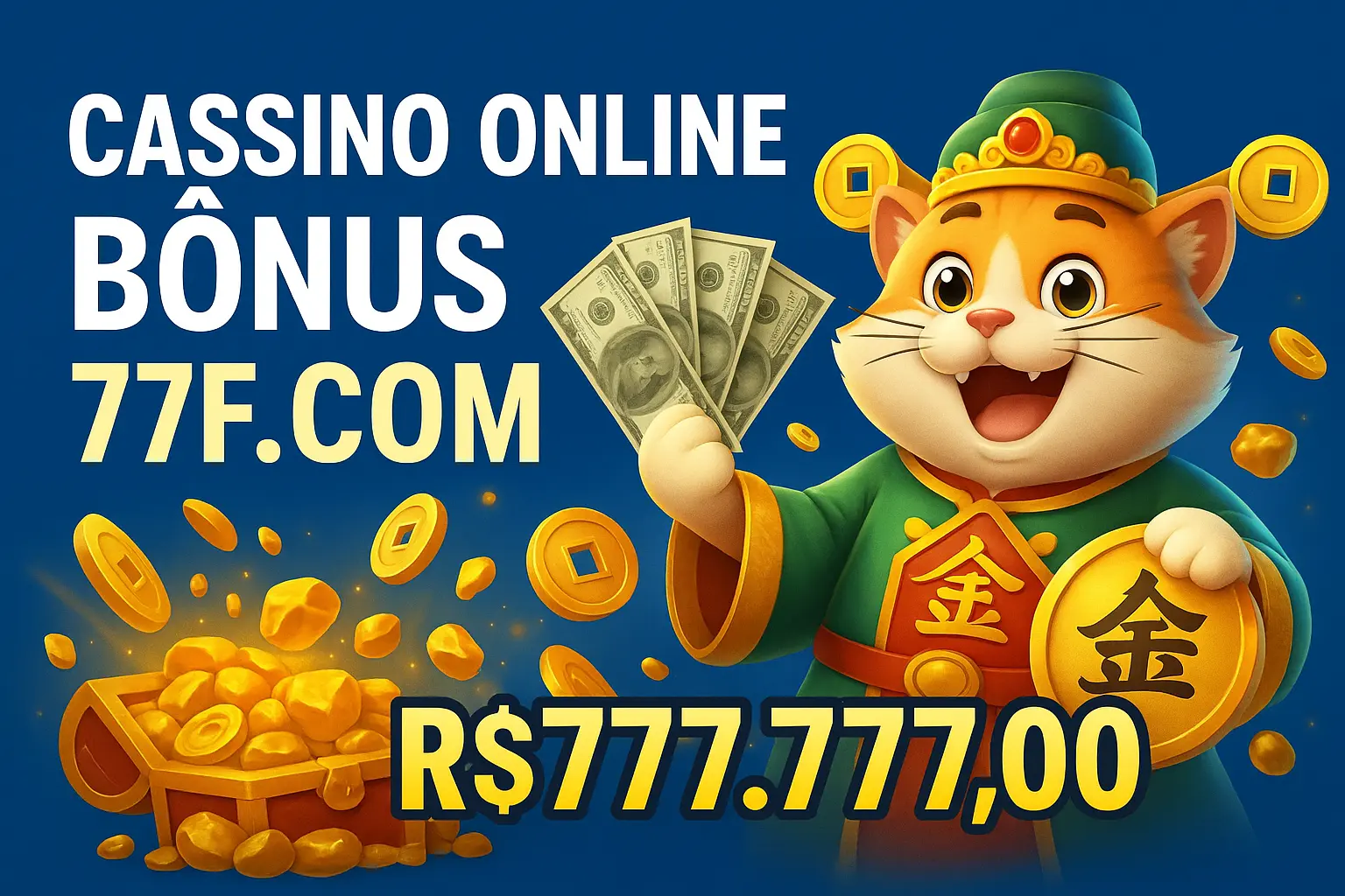 O bônus promocional 77F.COM é uma ótima maneira de começar sua aventura
