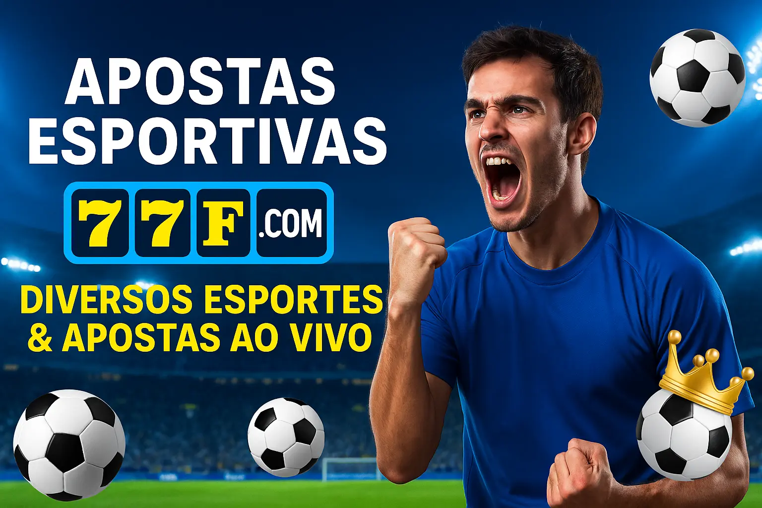 Aposte em apostas esportivas no cassino online 77F.COM
