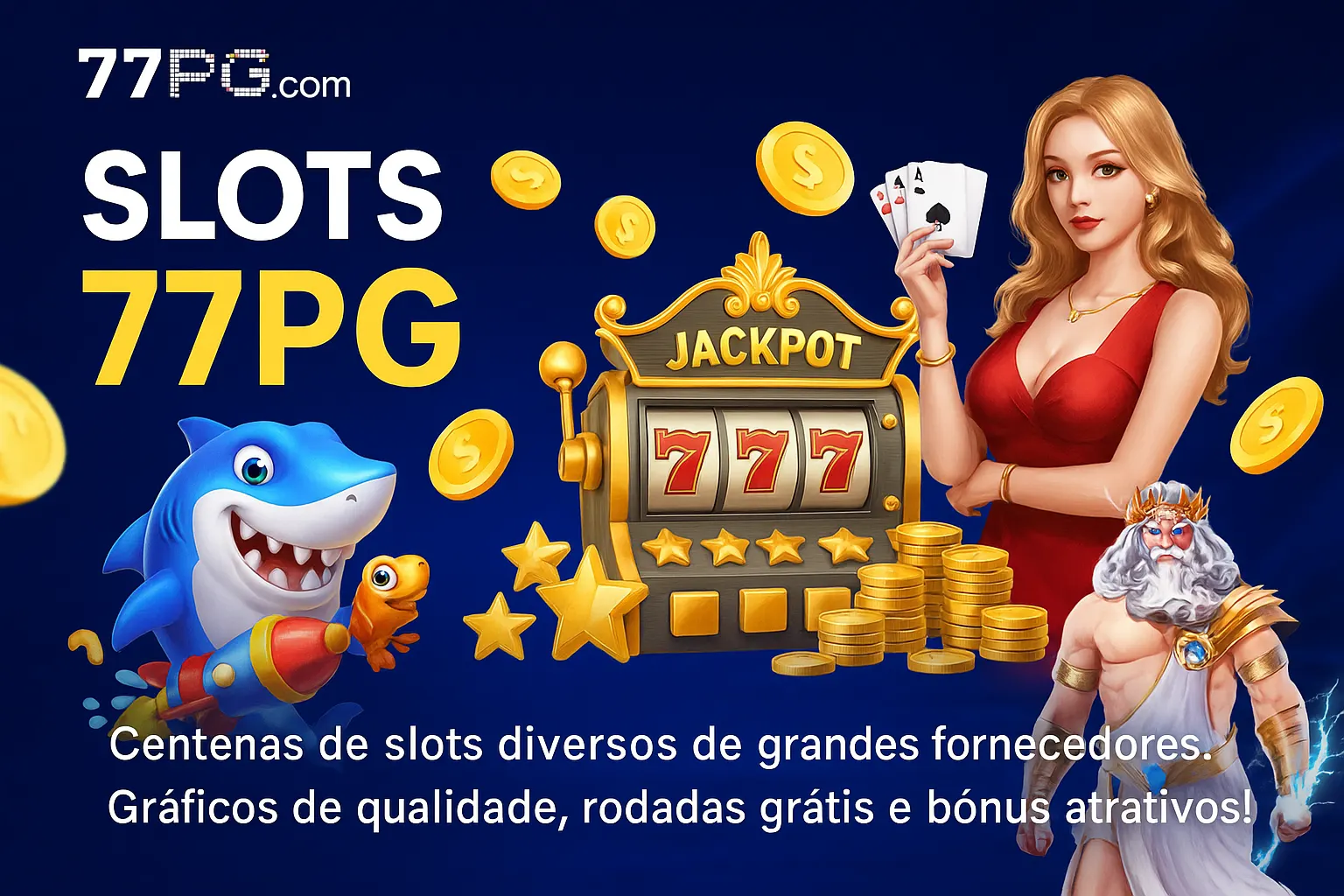 Jogos de Slot no Casino Online 77PG