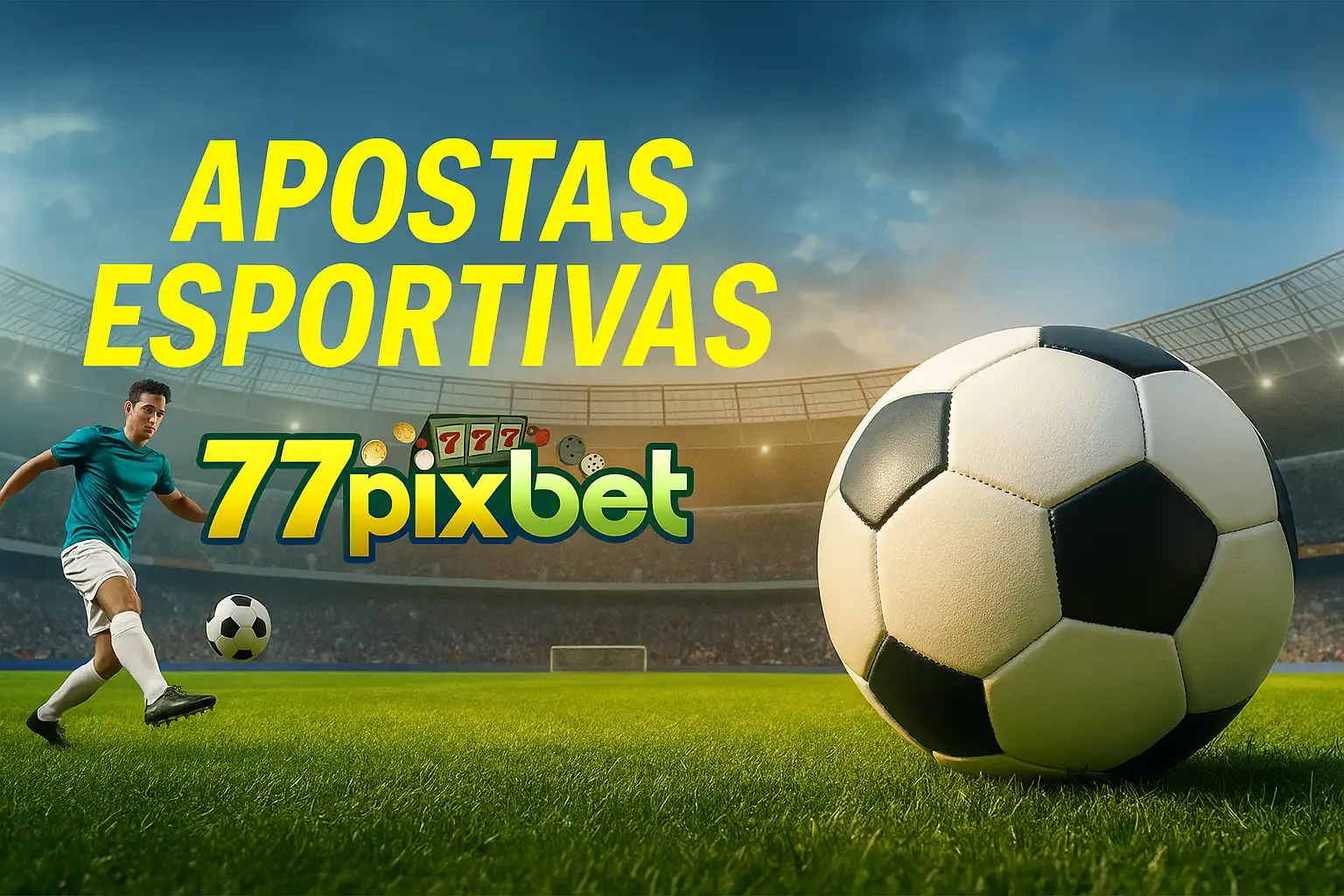 Aposte em apostas esportivas no cassino online 77PIXBET