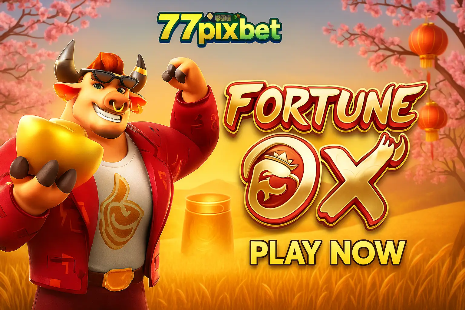 Fortune Ox no 77PIXBET - Aposte Agora e Reivindique Seus Ganhos