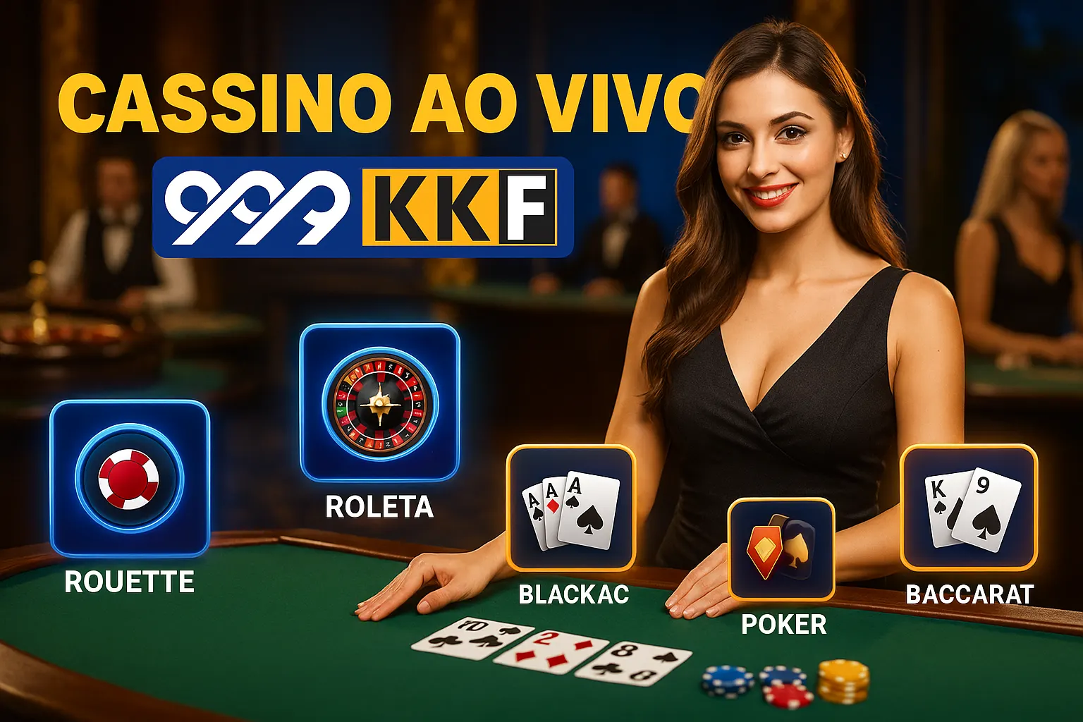 O 999KKF Live Casino lança promoções regularmente