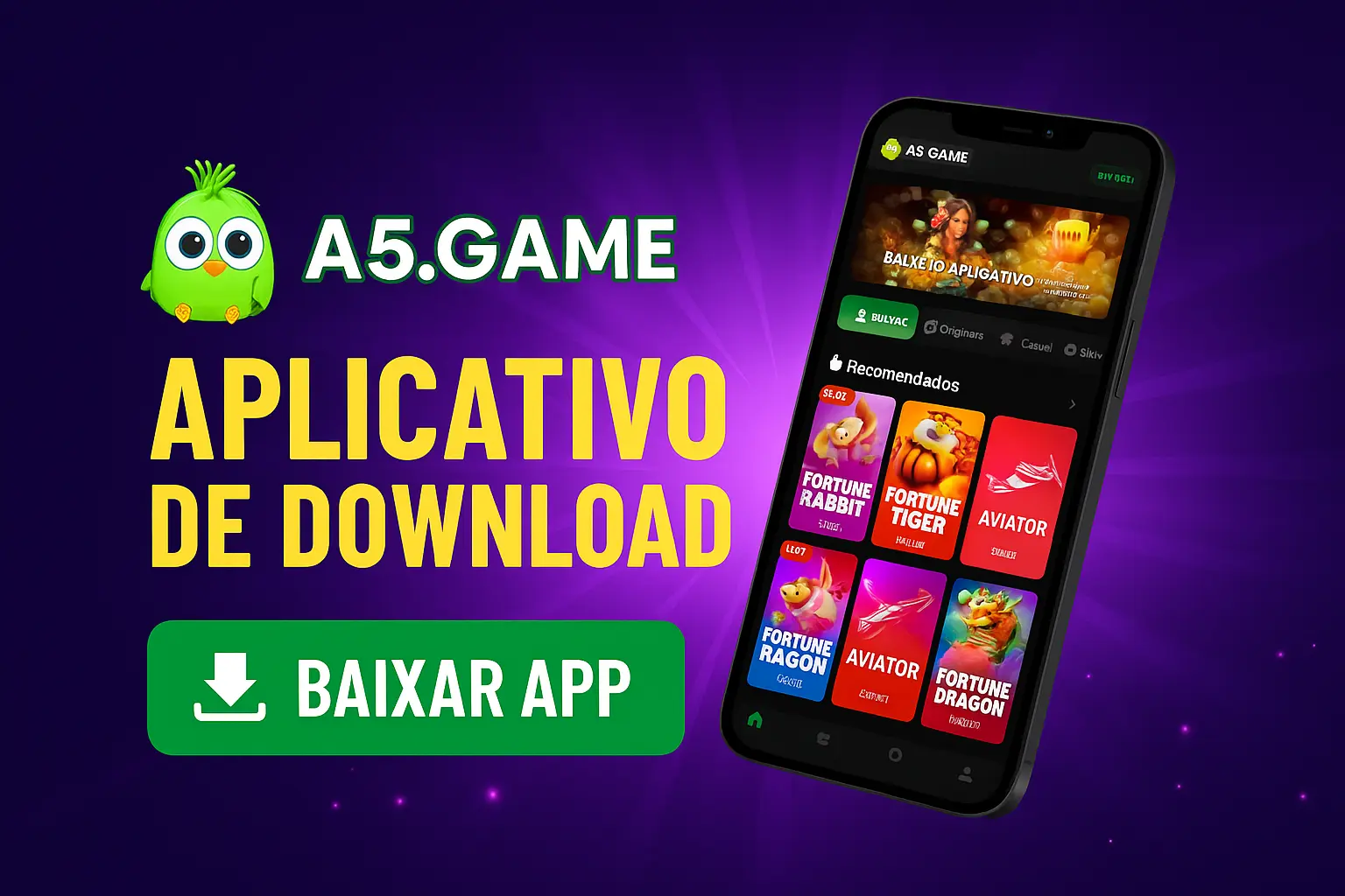 Baixar o A5.GAME Cassino App
