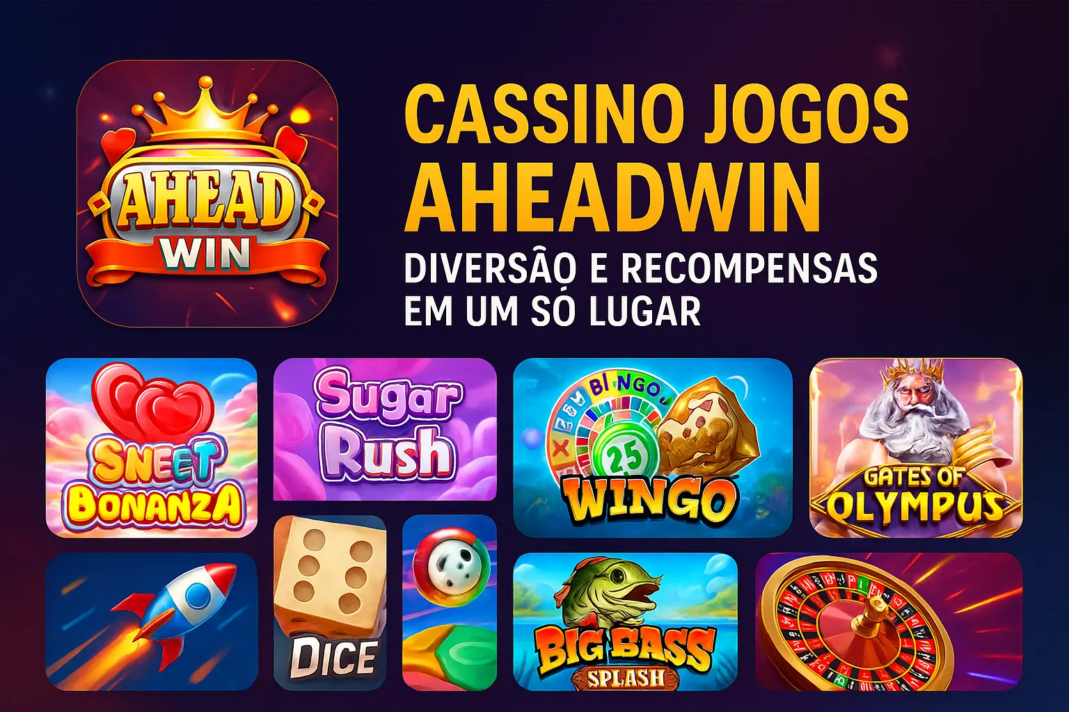 Jogos de cassino online inovadores e emocionantes na AHEADWIN