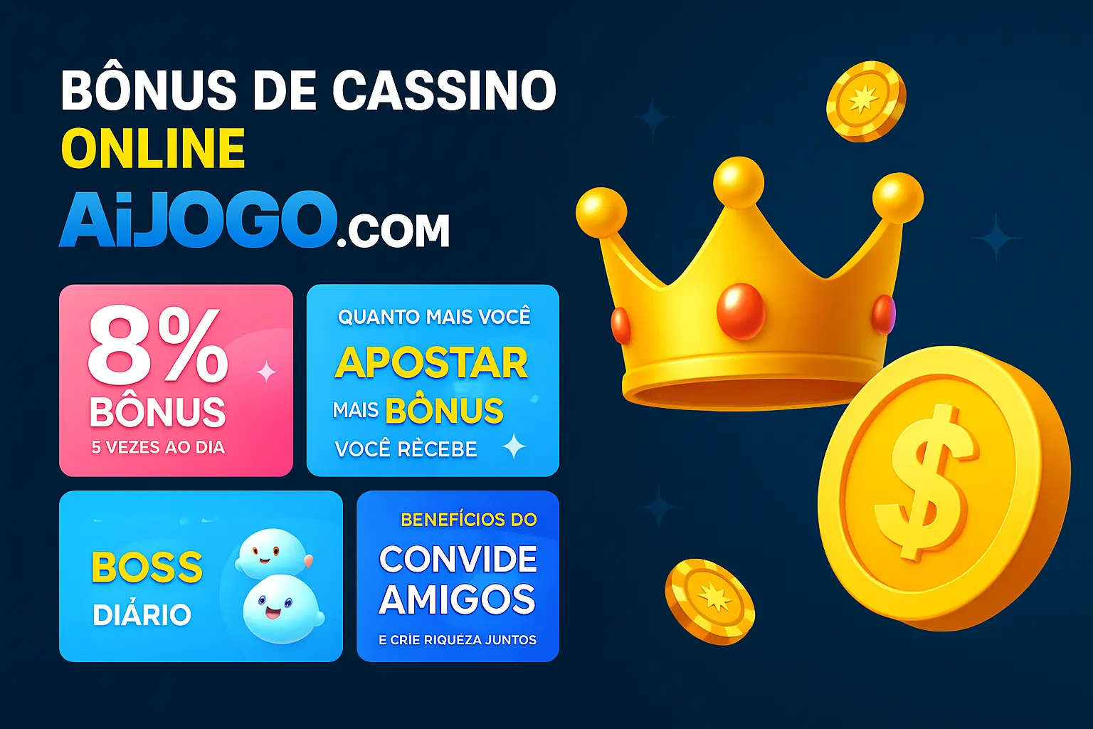 O bônus promocional AIJOGO.COM é uma ótima maneira de começar sua aventura