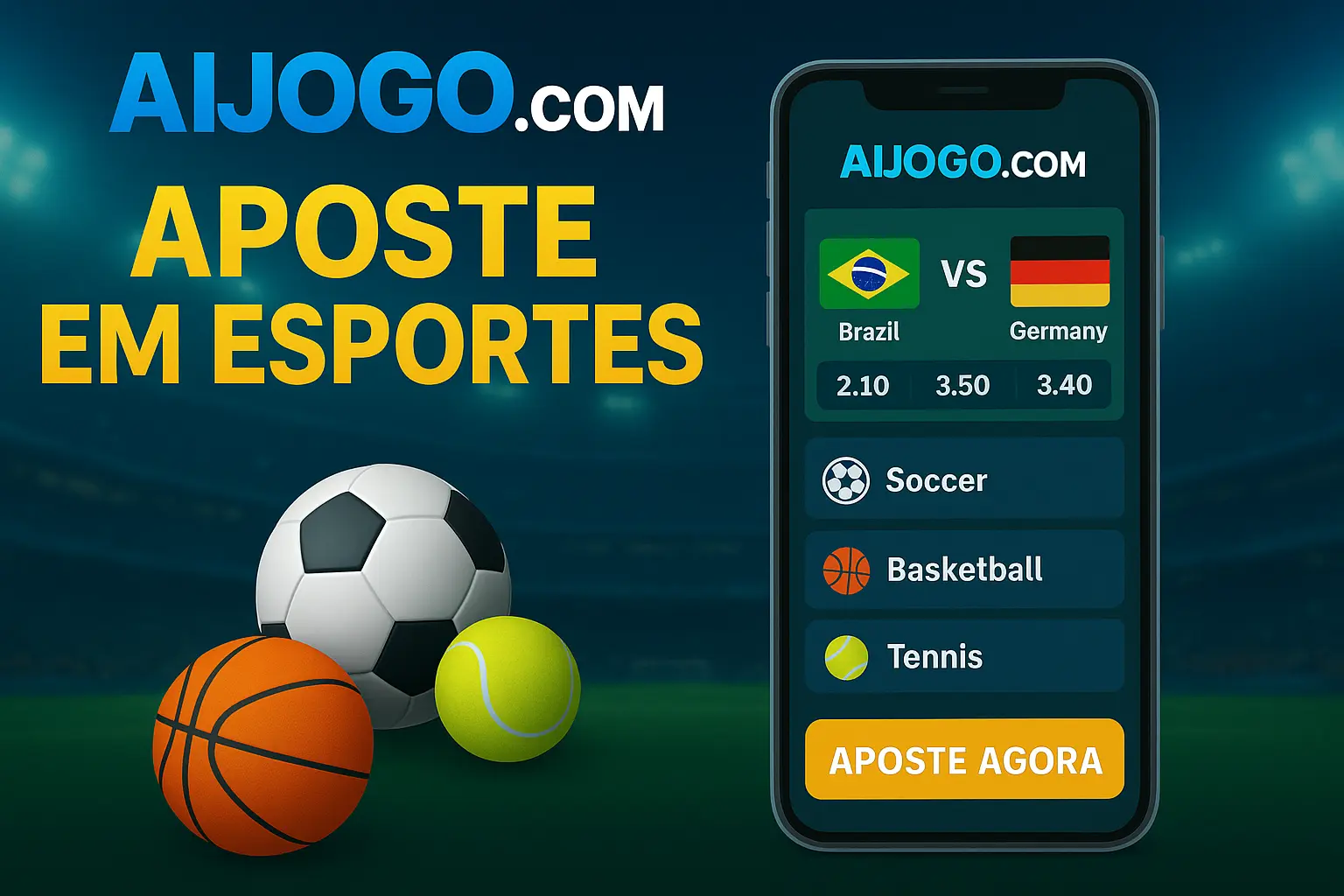 Apostas esportivas no cassino online AIJOGO.COM