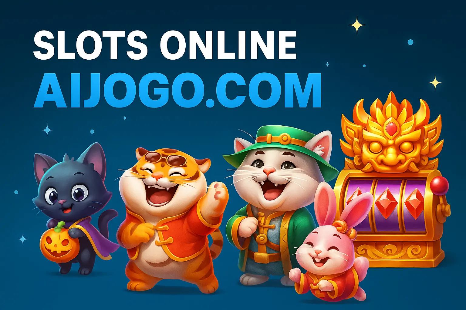 Explore o mundo das slot machines no AIJOGO.COM Casino