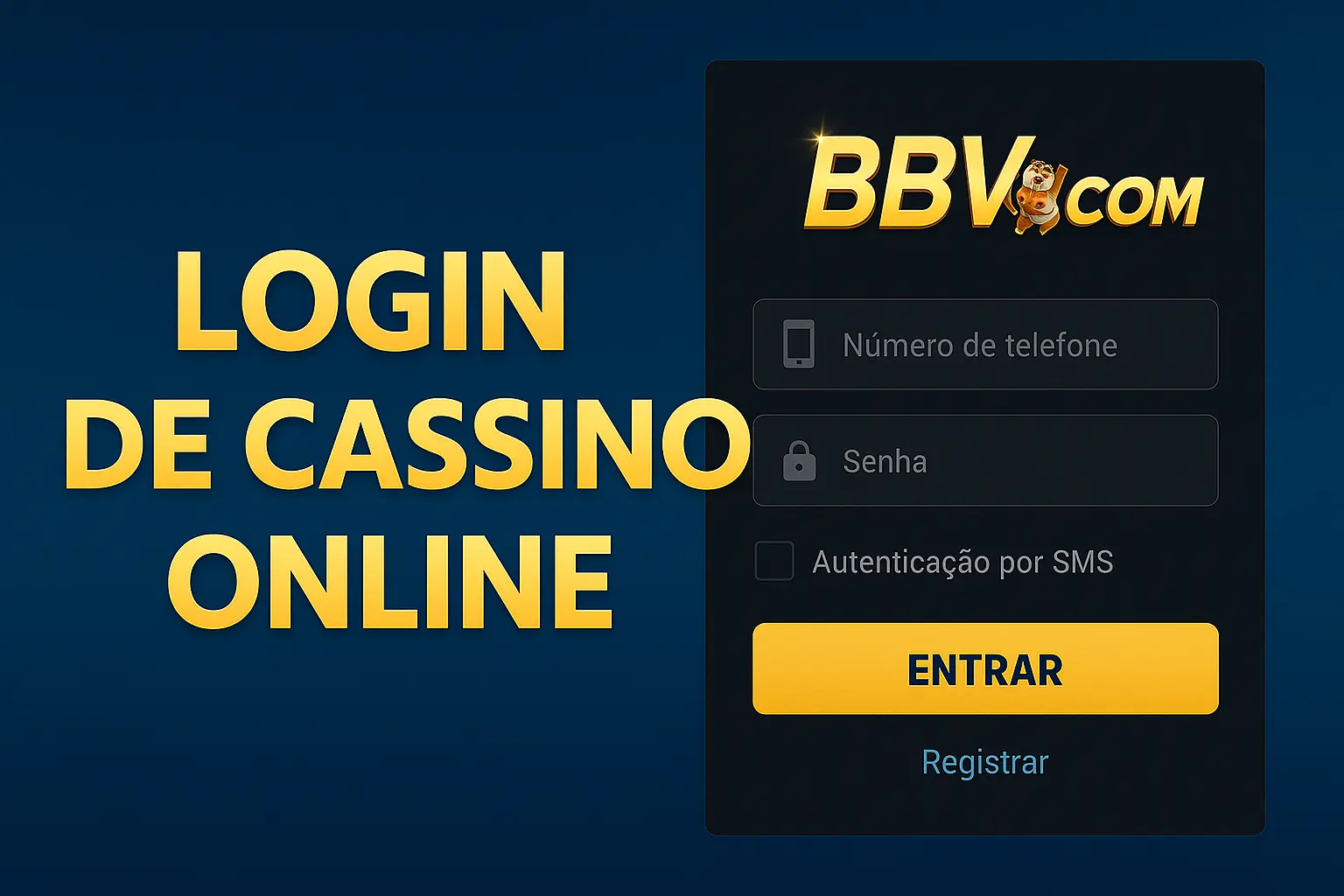 Login no Cassino BBVV