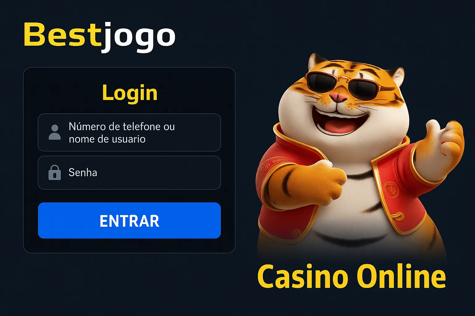 Login no Cassino BESTJOGO