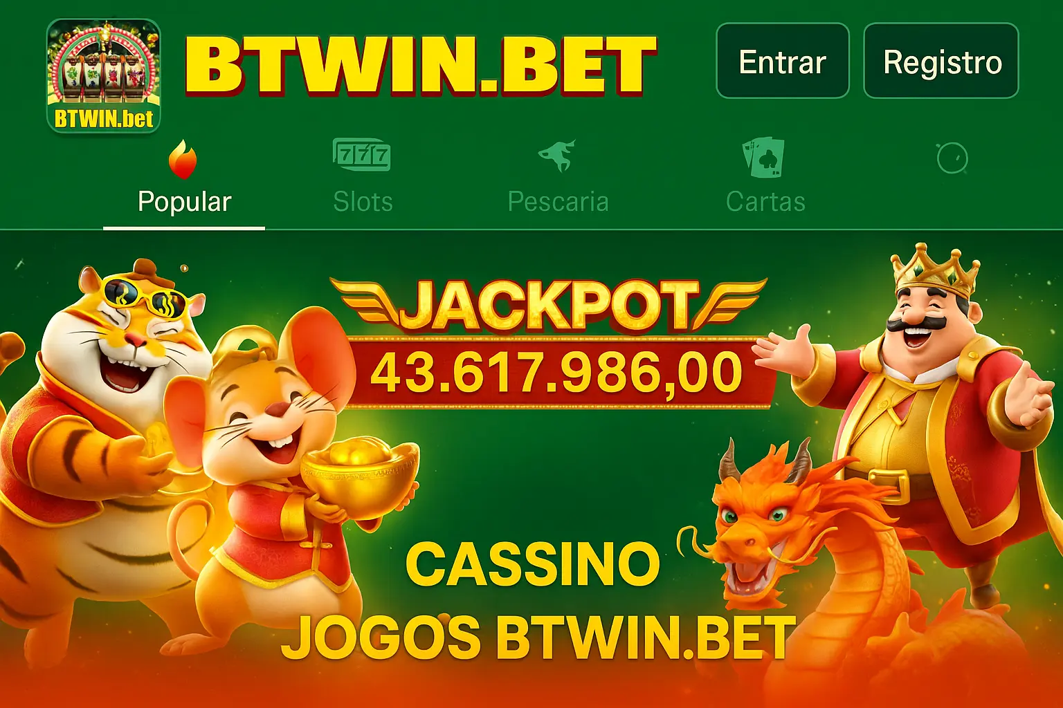 Jogos de cassino online inovadores e emocionantes na BTWIN.BET