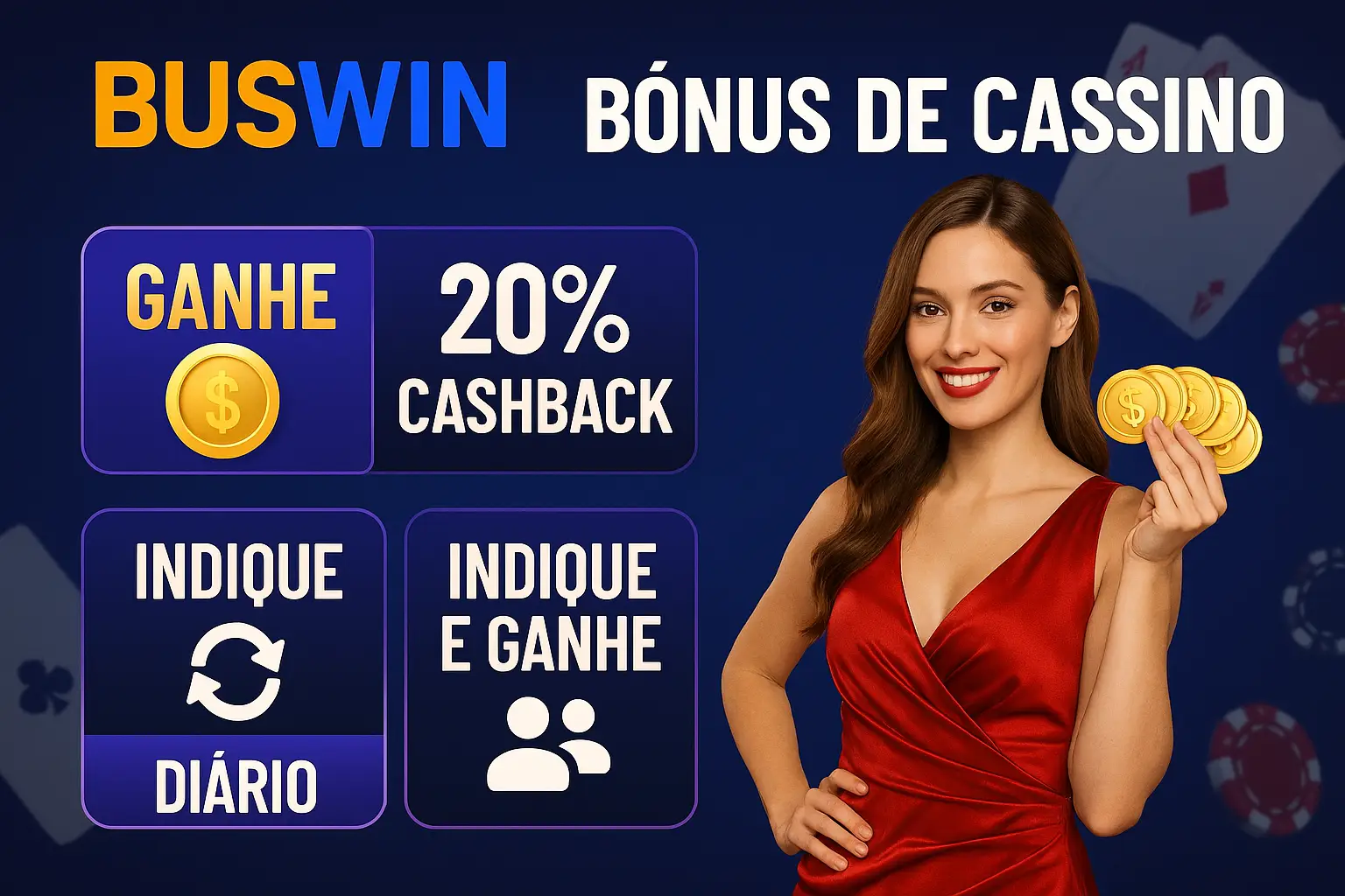 O bônus promocional BUSWIN é uma ótima maneira de começar sua aventura