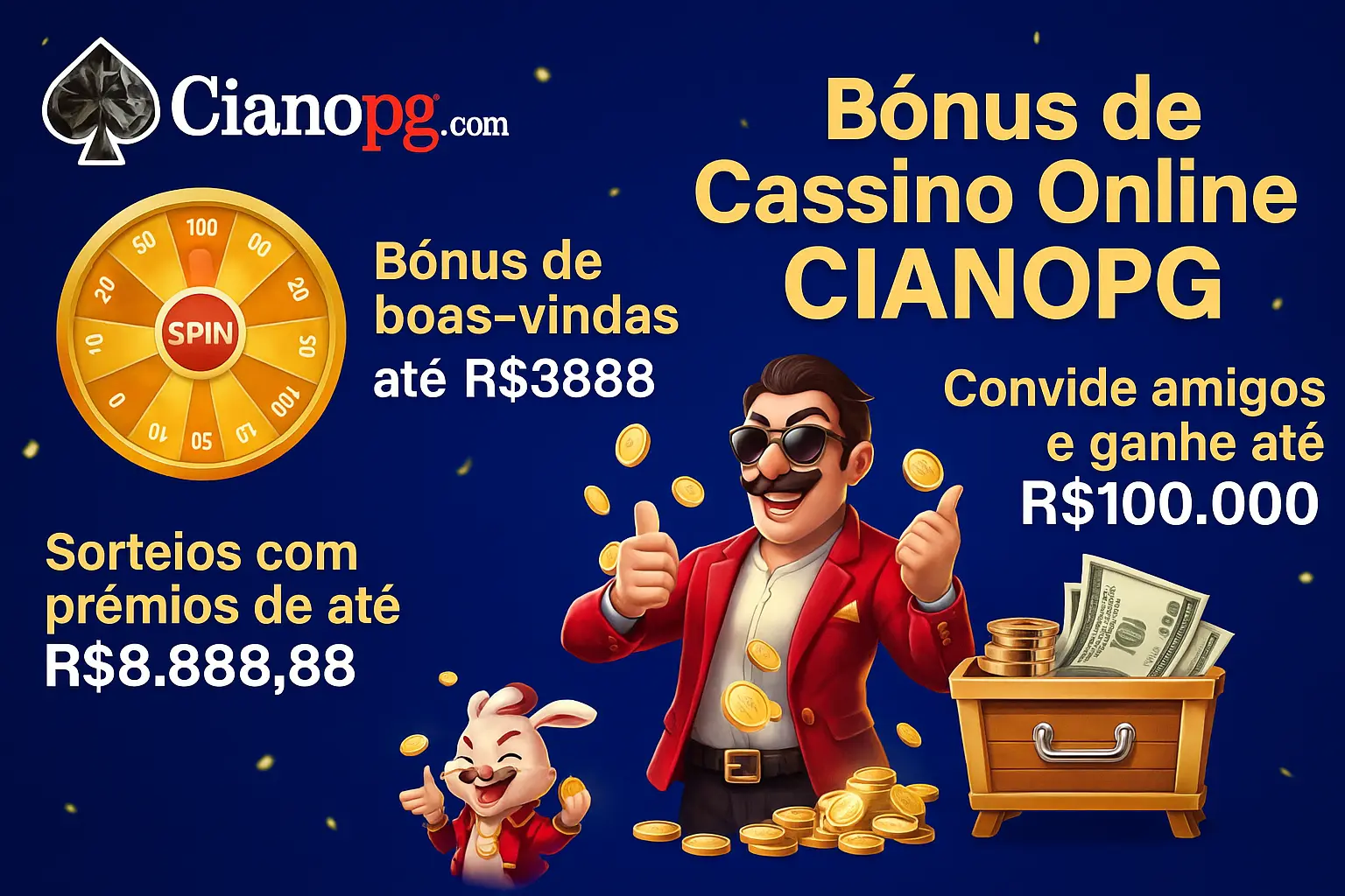 O bônus promocional CIANOPG é uma ótima maneira de começar sua aventura