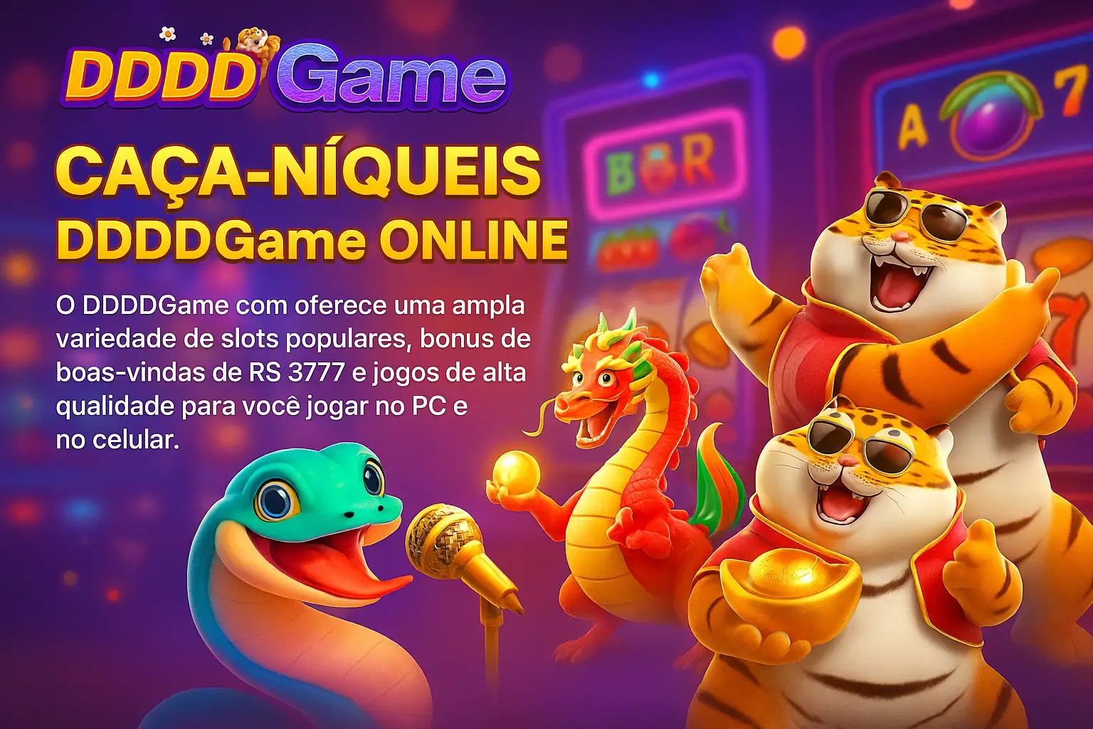 Explore o mundo das slot machines no DDDDGame Casino