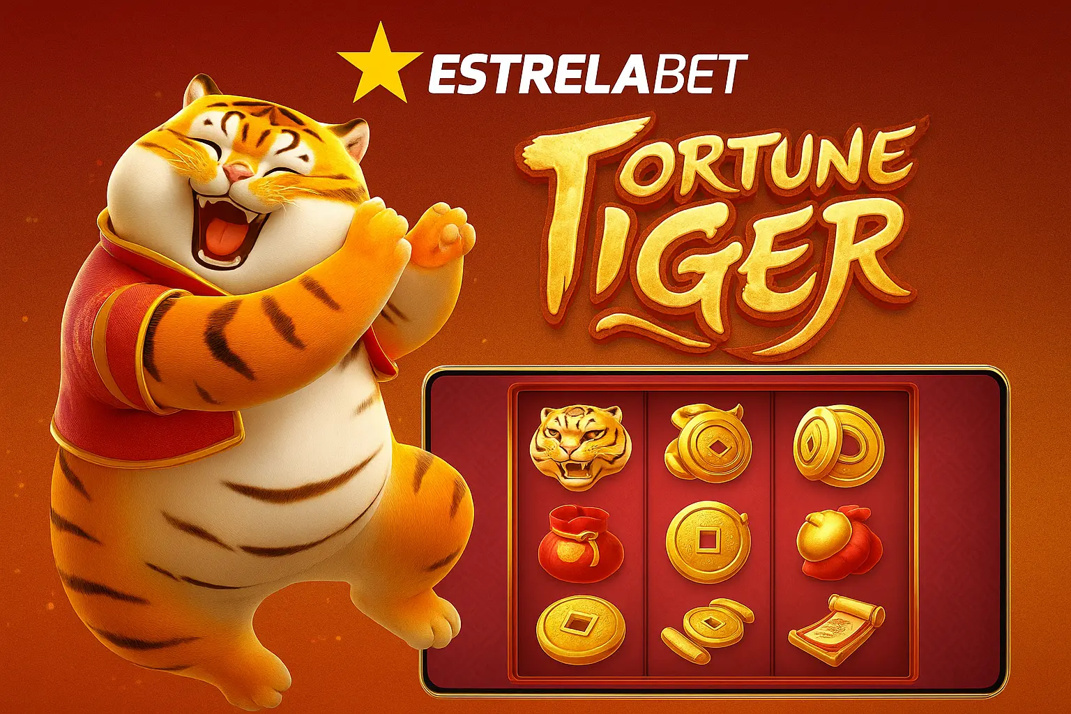 Fortune Tiger é um jogo imperdível no Estrela Bet Casino