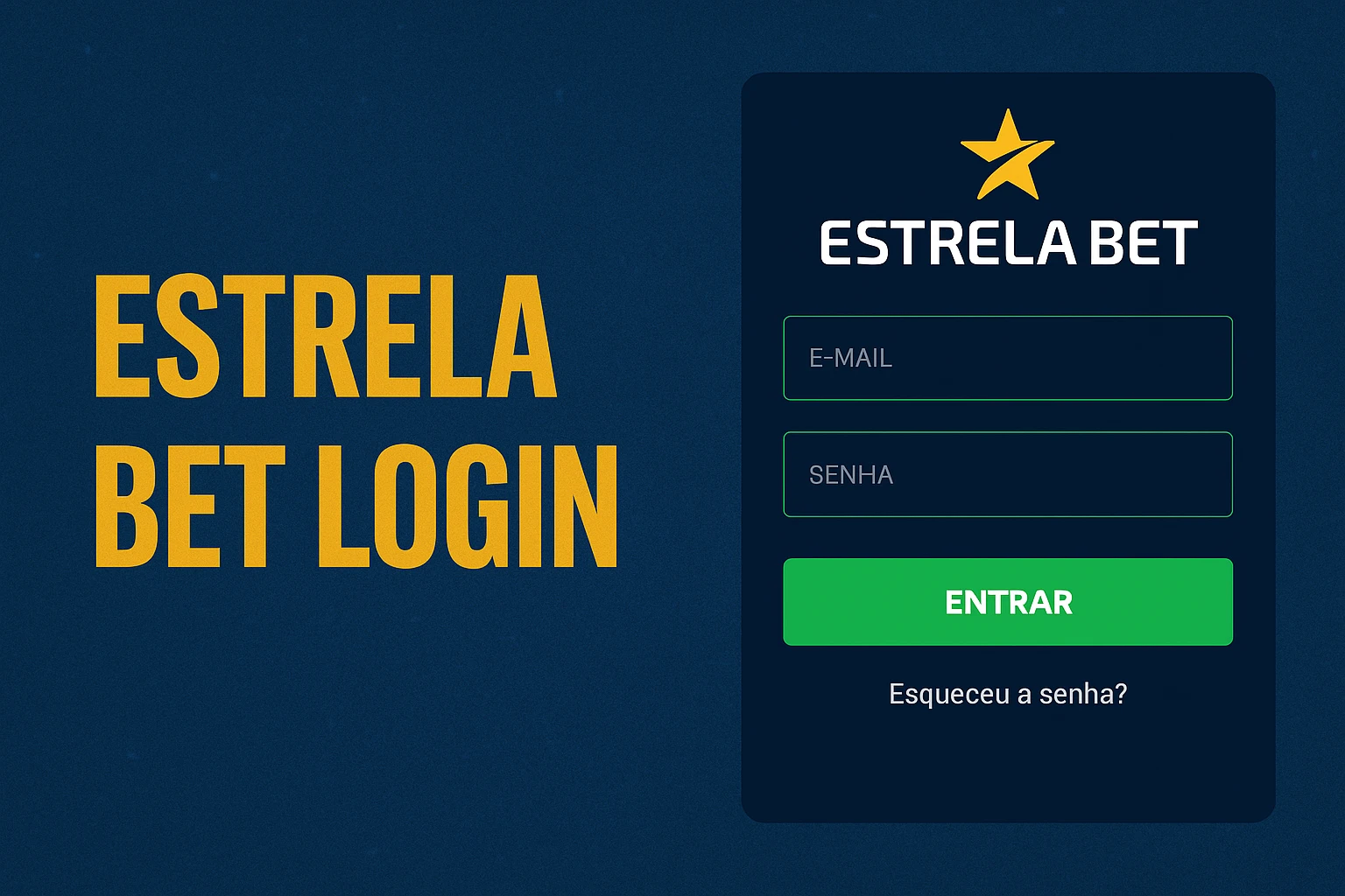 Login no Cassino Estrela Bet