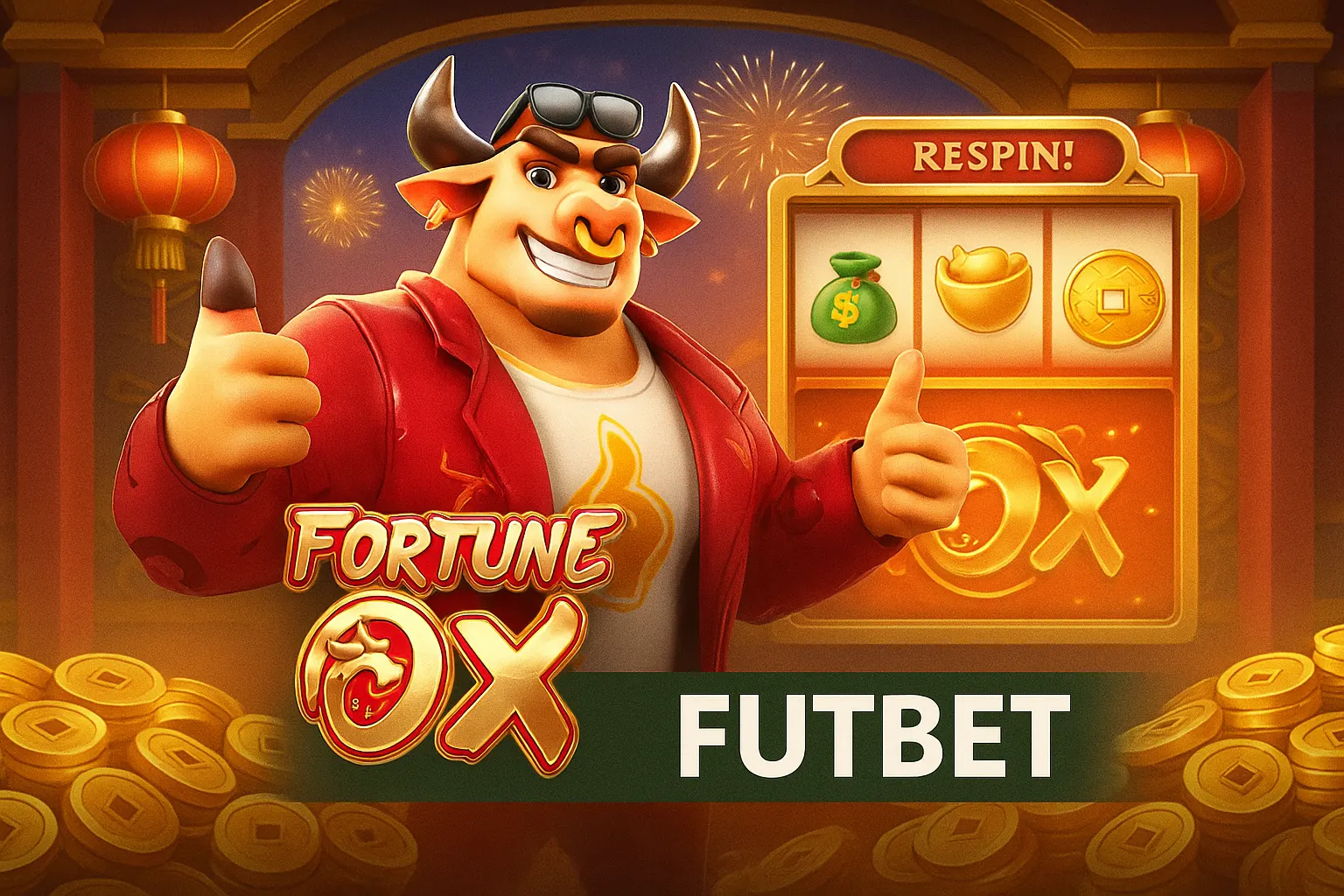 Fortune Ox no FUTBET - Aposte Agora e Reivindique Seus Ganhos