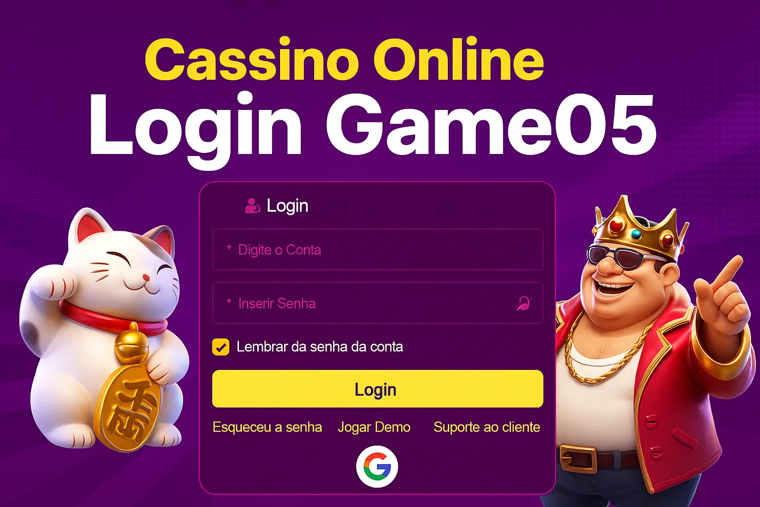 Login no Cassino Game05