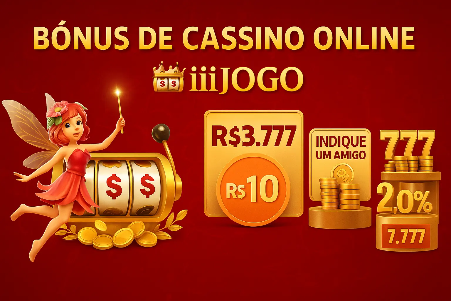 O bônus promocional iiiJOGO é uma ótima maneira de começar sua aventura