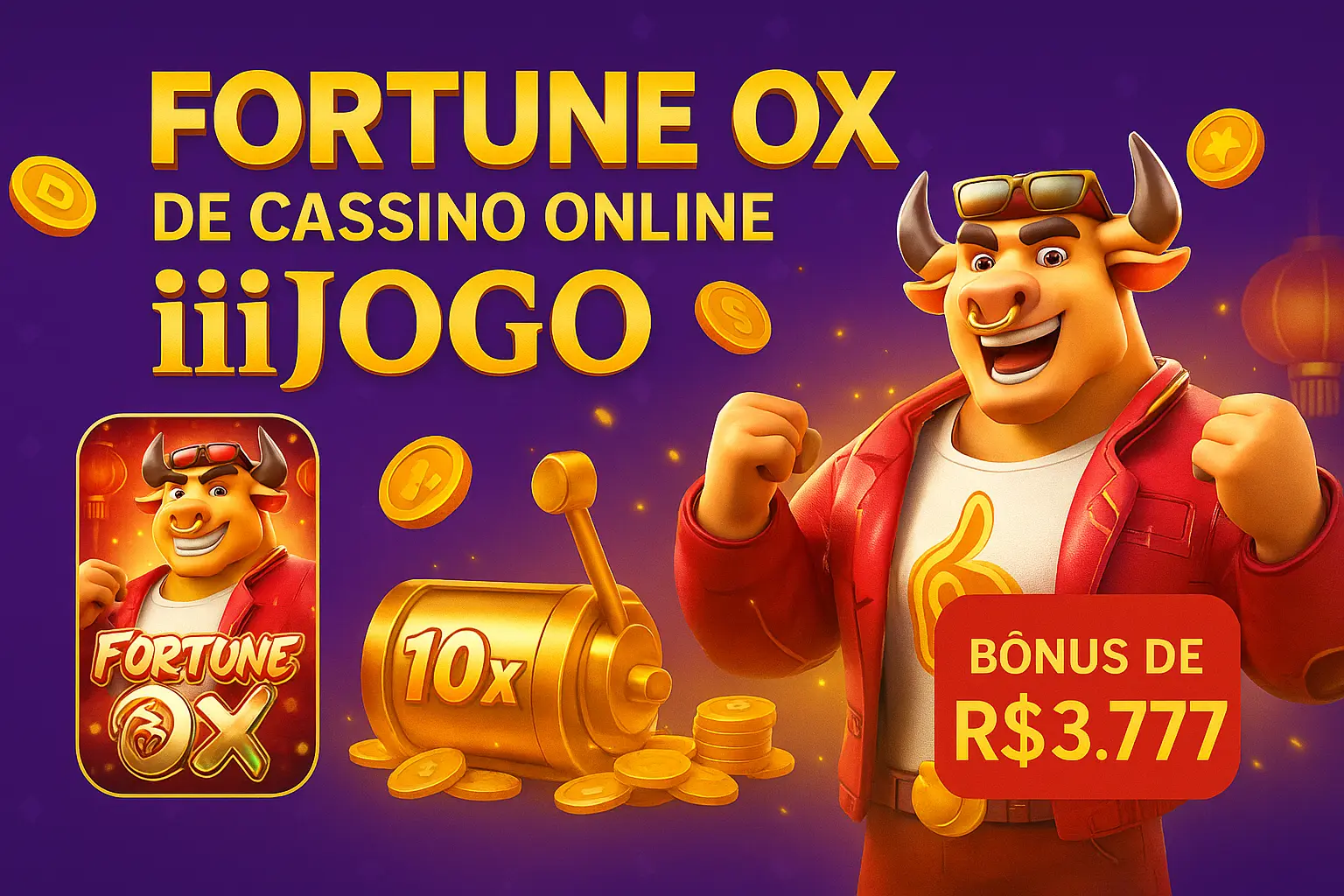 Fortune Ox no iiiJOGO - Aposte Agora e Reivindique Seus Ganhos