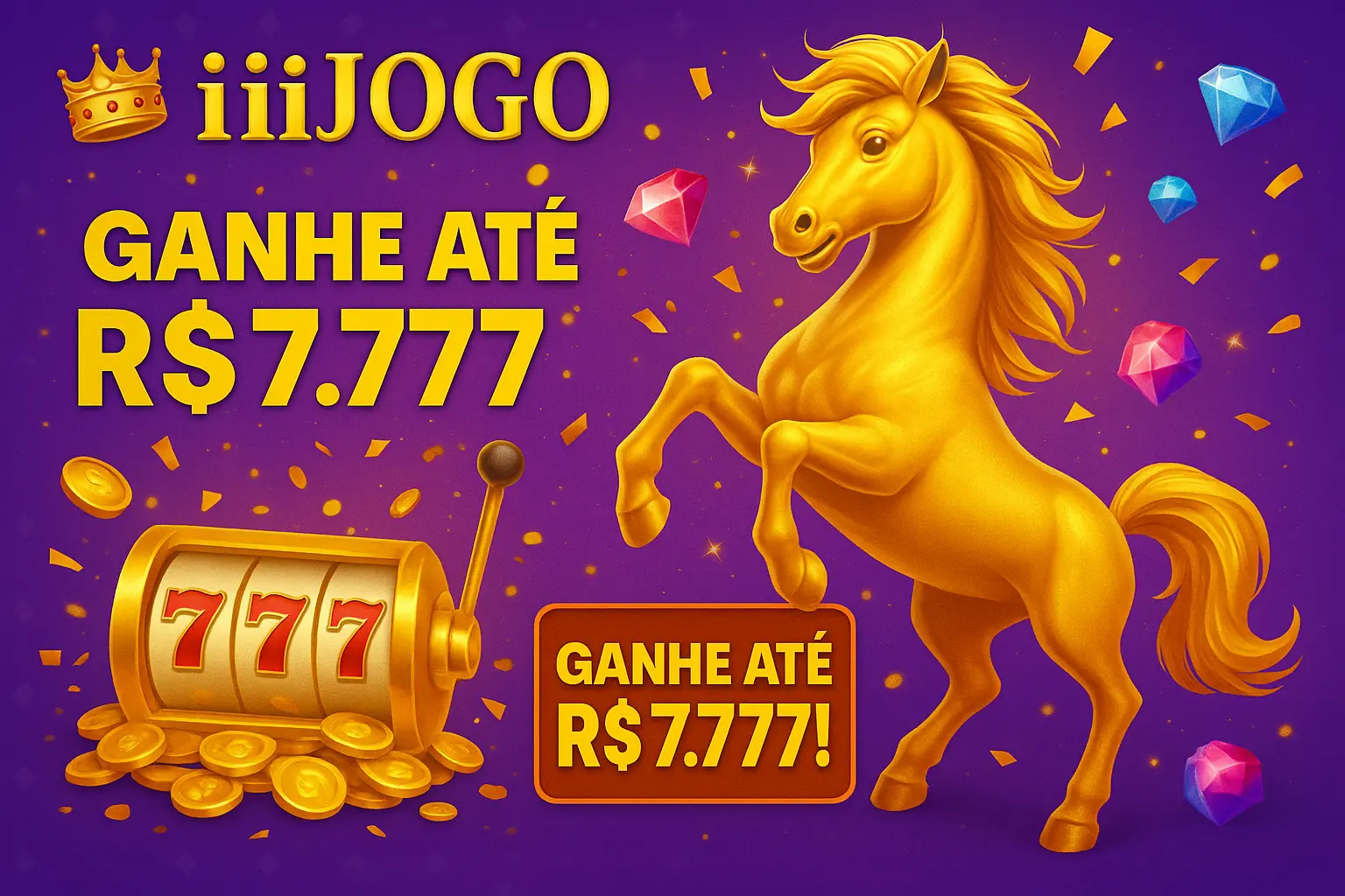 Explore o mundo das slot machines no iiiJOGO Casino