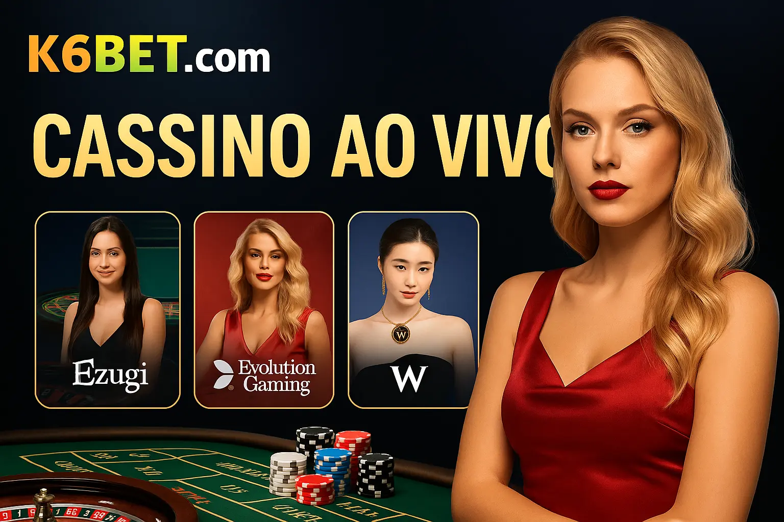 O K6BET.COM Live Casino lança promoções regularmente