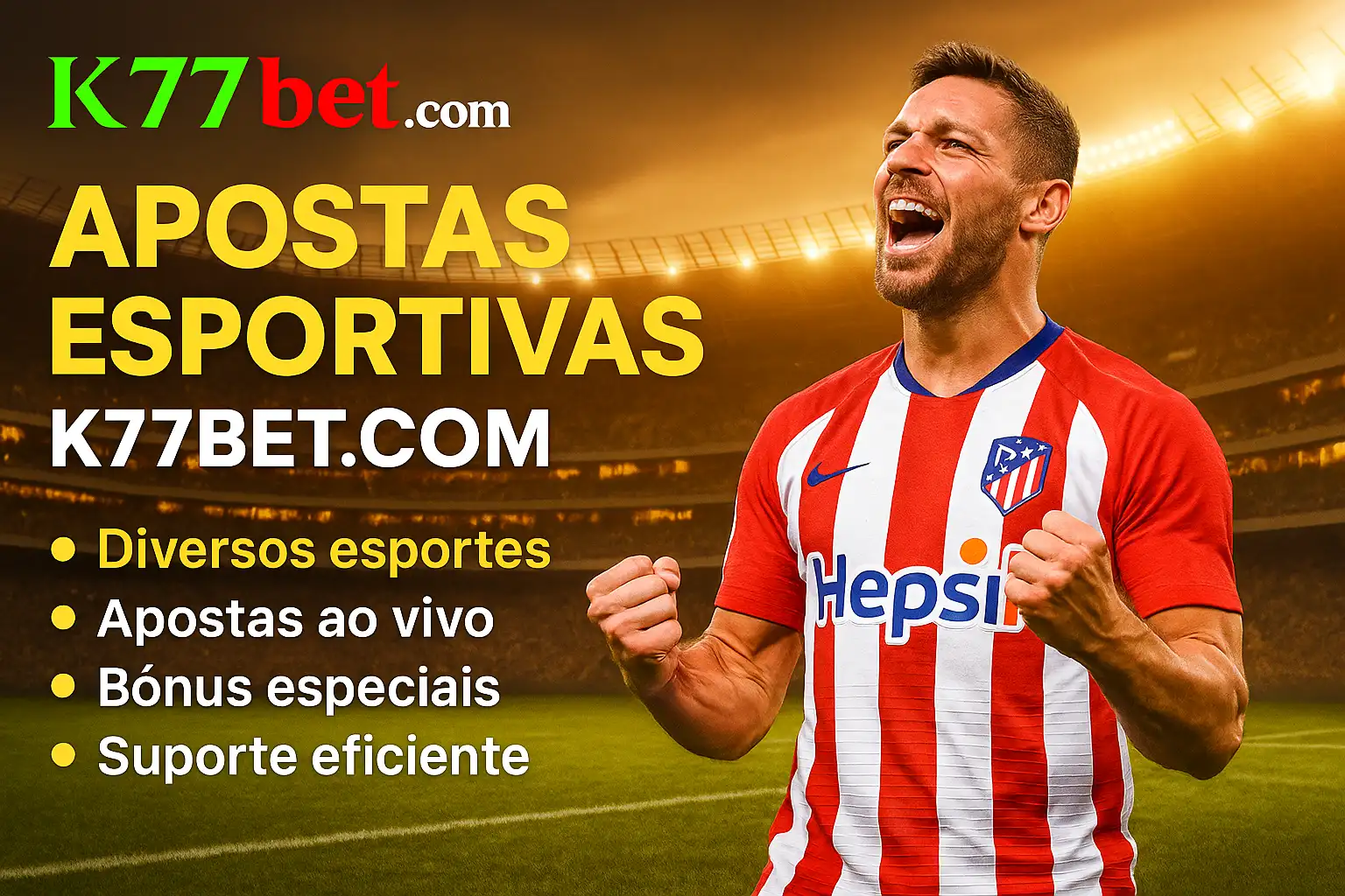 Apostas esportivas no cassino online K77BET.COM