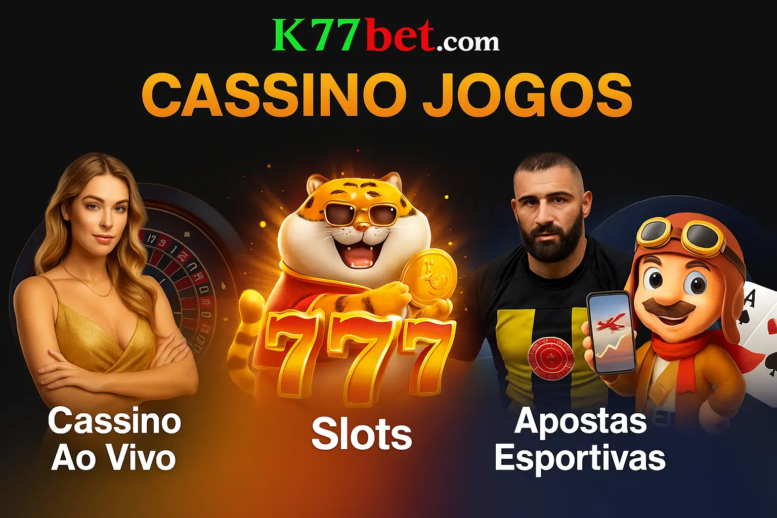 Jogos de cassino online inovadores e emocionantes na K77BET.COM