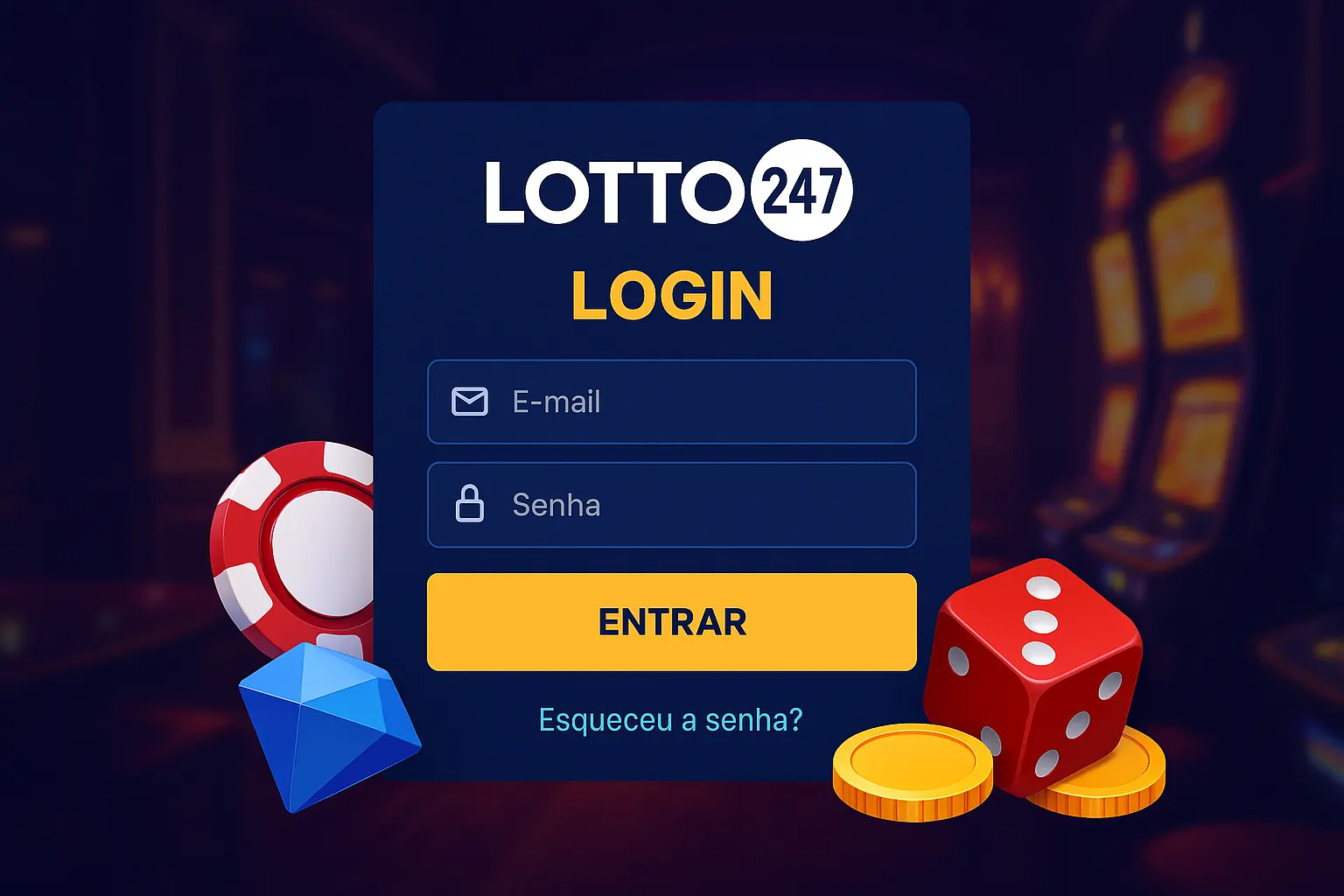 Login no Cassino LOTTO247