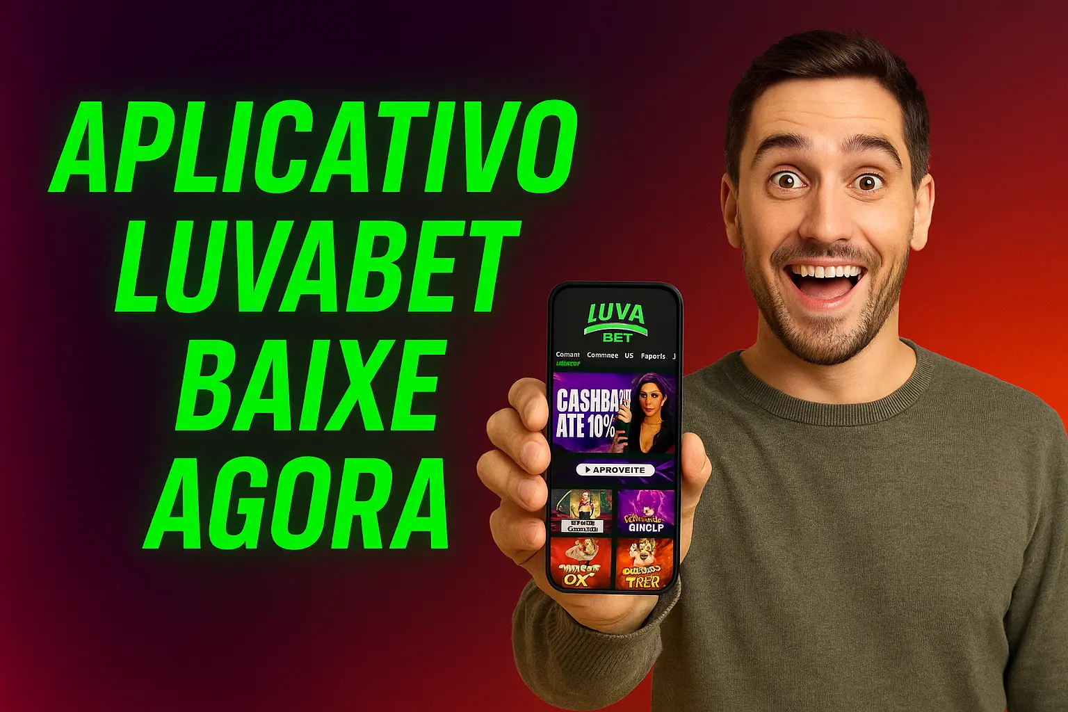 Baixar o LUVABET Cassino App