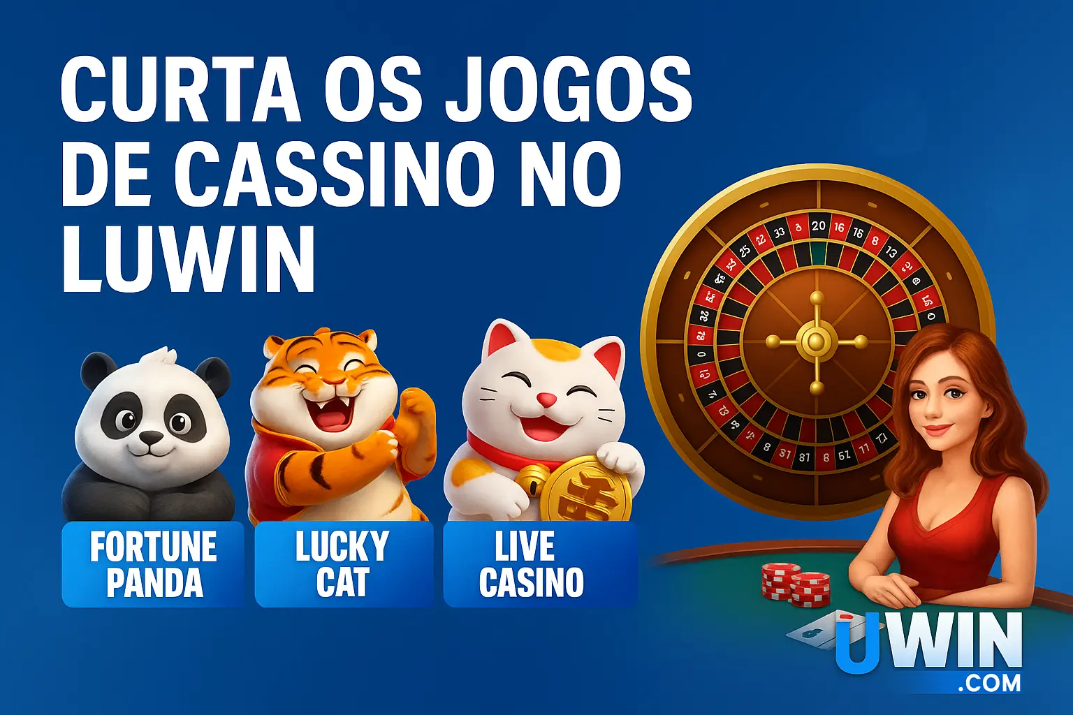 Jogos de cassino online inovadores e emocionantes na LUWIN