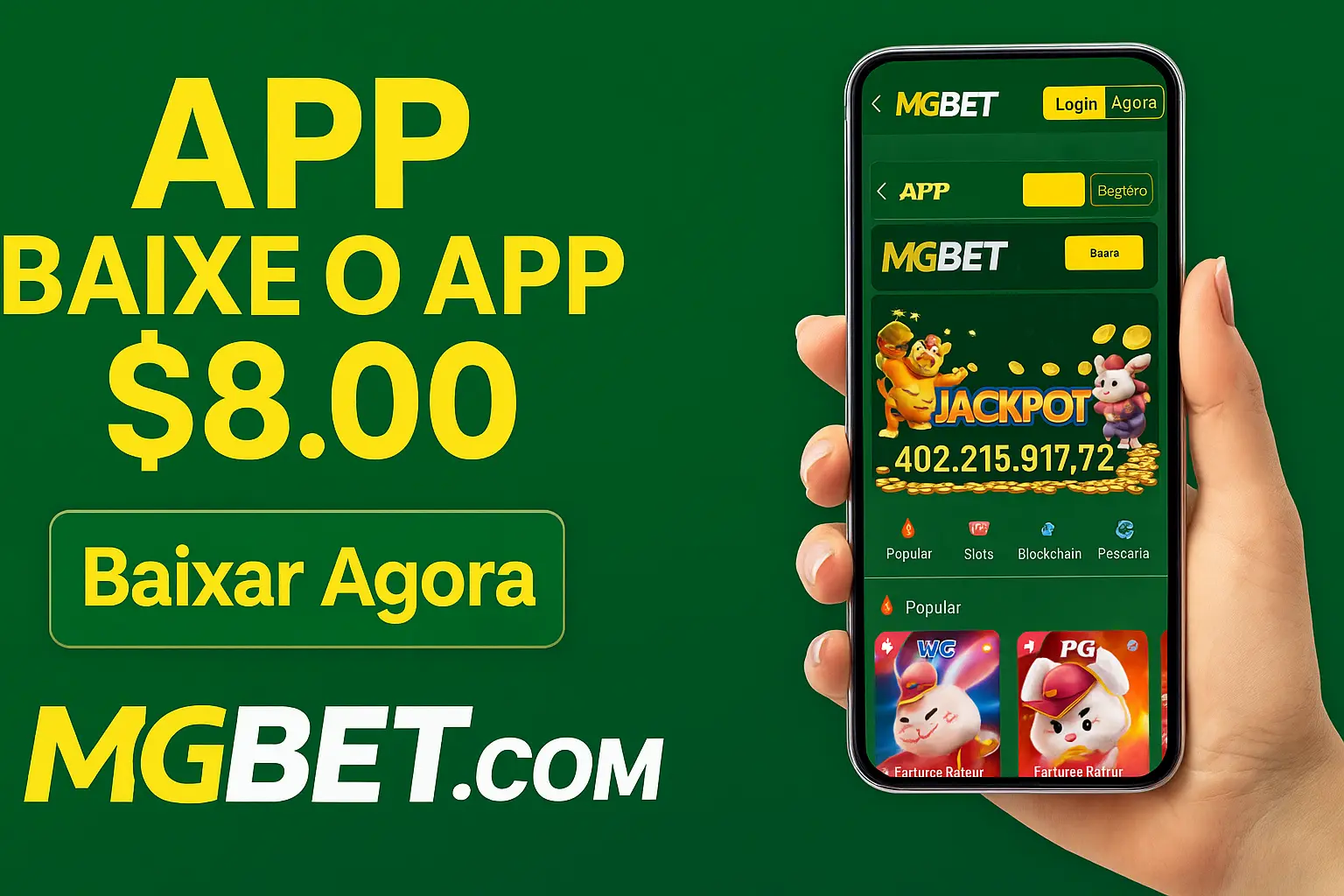 Baixar o MGBET.COM Cassino App