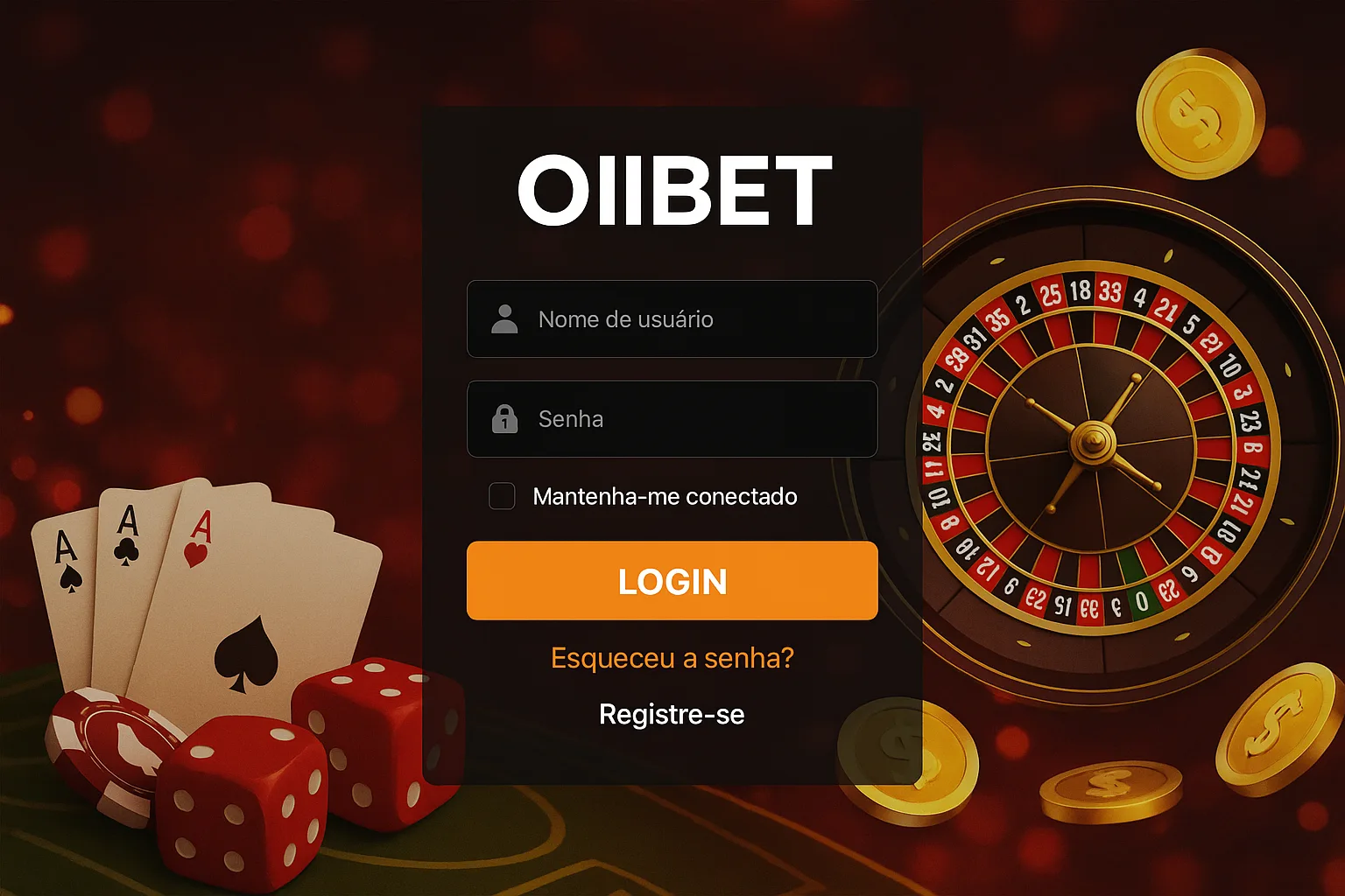 Login no Cassino OIIBET