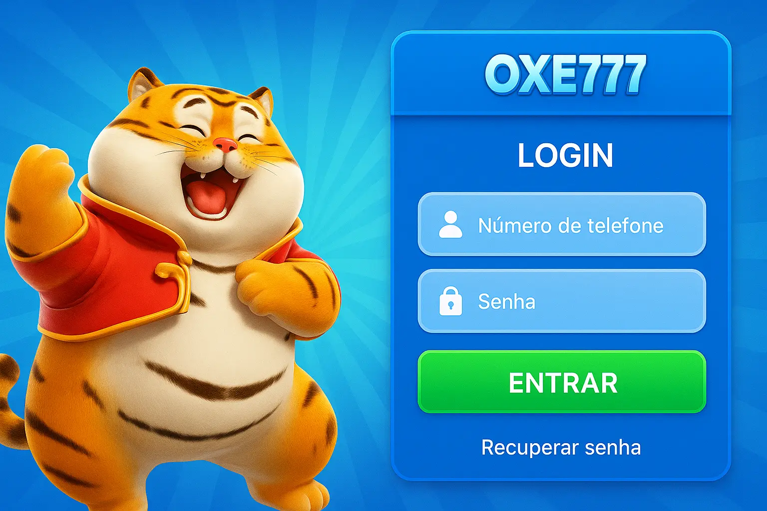 Login no Cassino OXE777