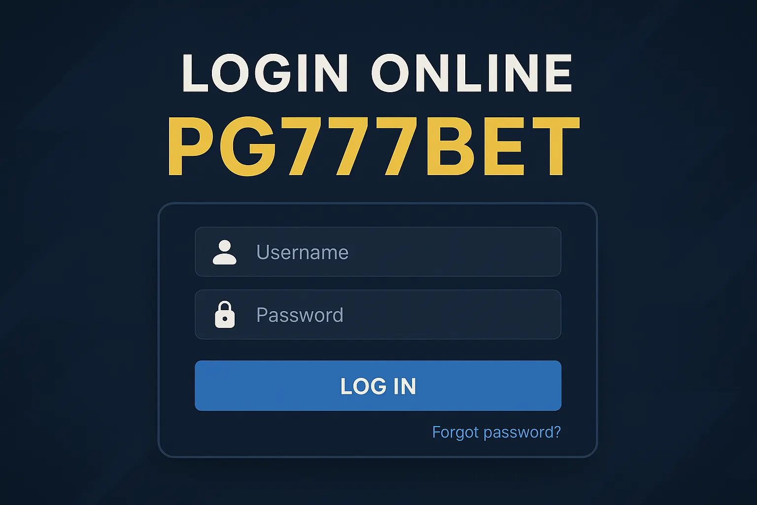 Login no Cassino PG777BET