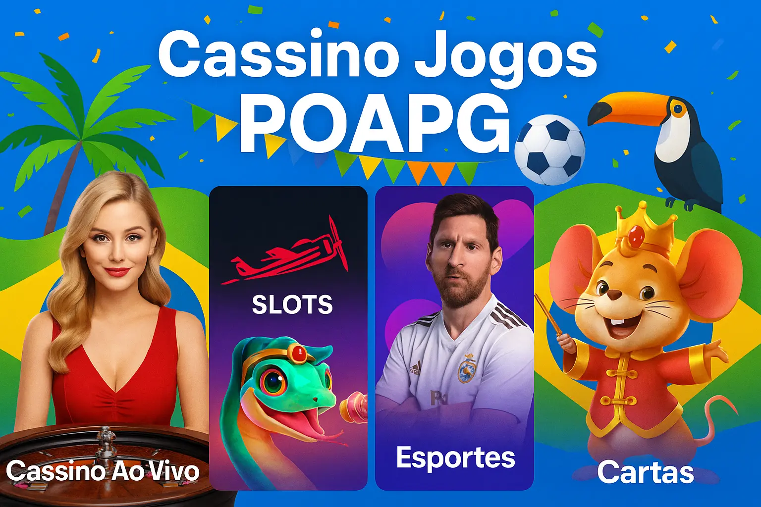 Jogos de cassino online inovadores e emocionantes na POAPG