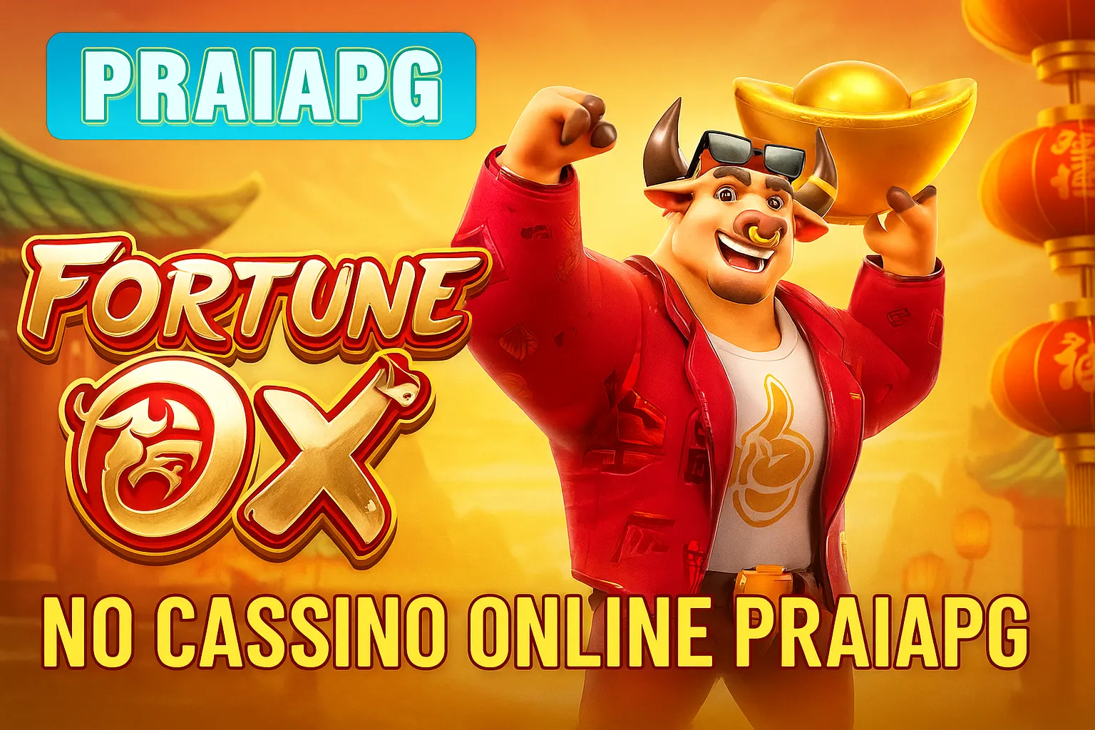 Fortune Ox no PRAIAPG - Aposte Agora e Reivindique Seus Ganhos