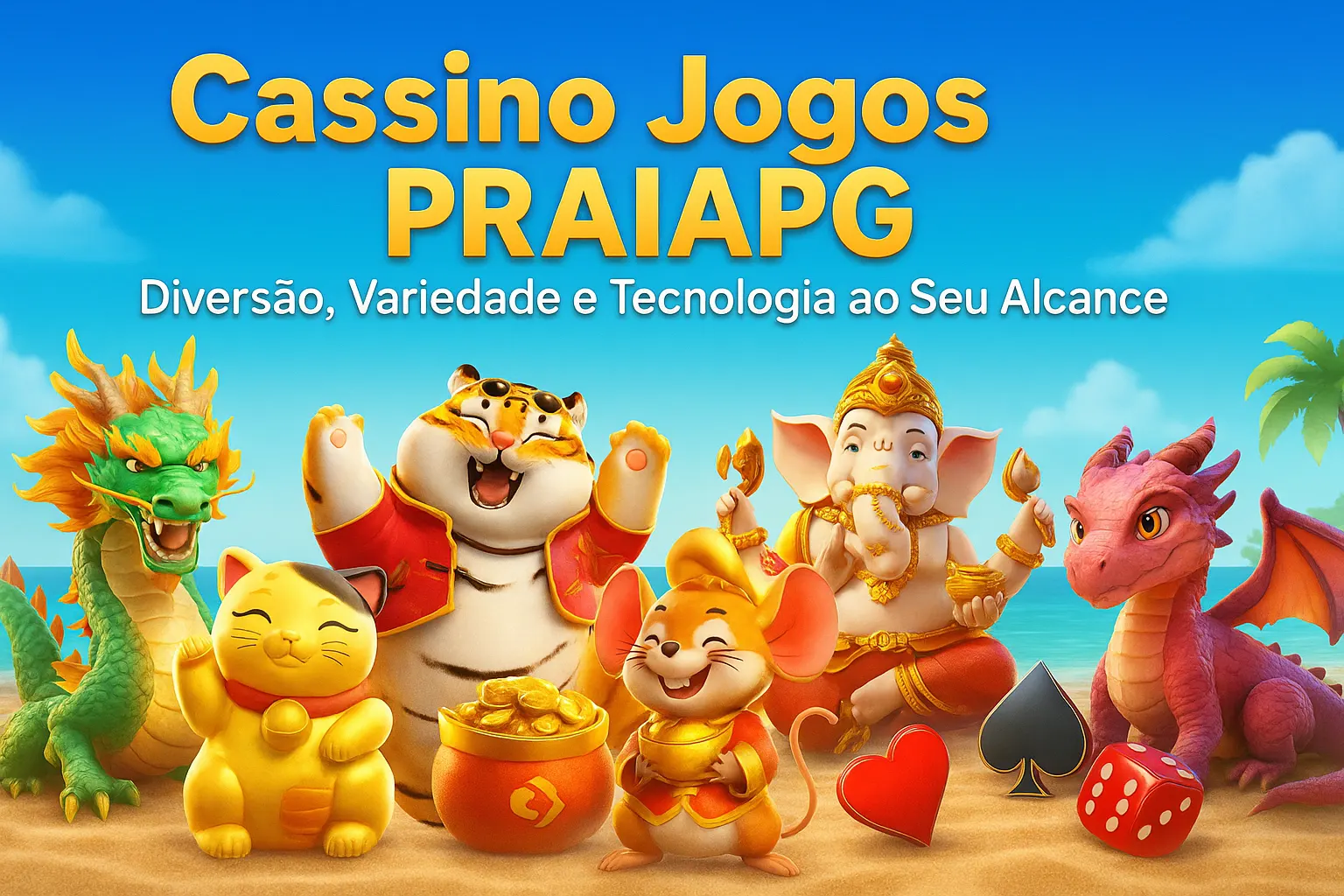 Jogos de cassino online inovadores e emocionantes na PRAIAPG
